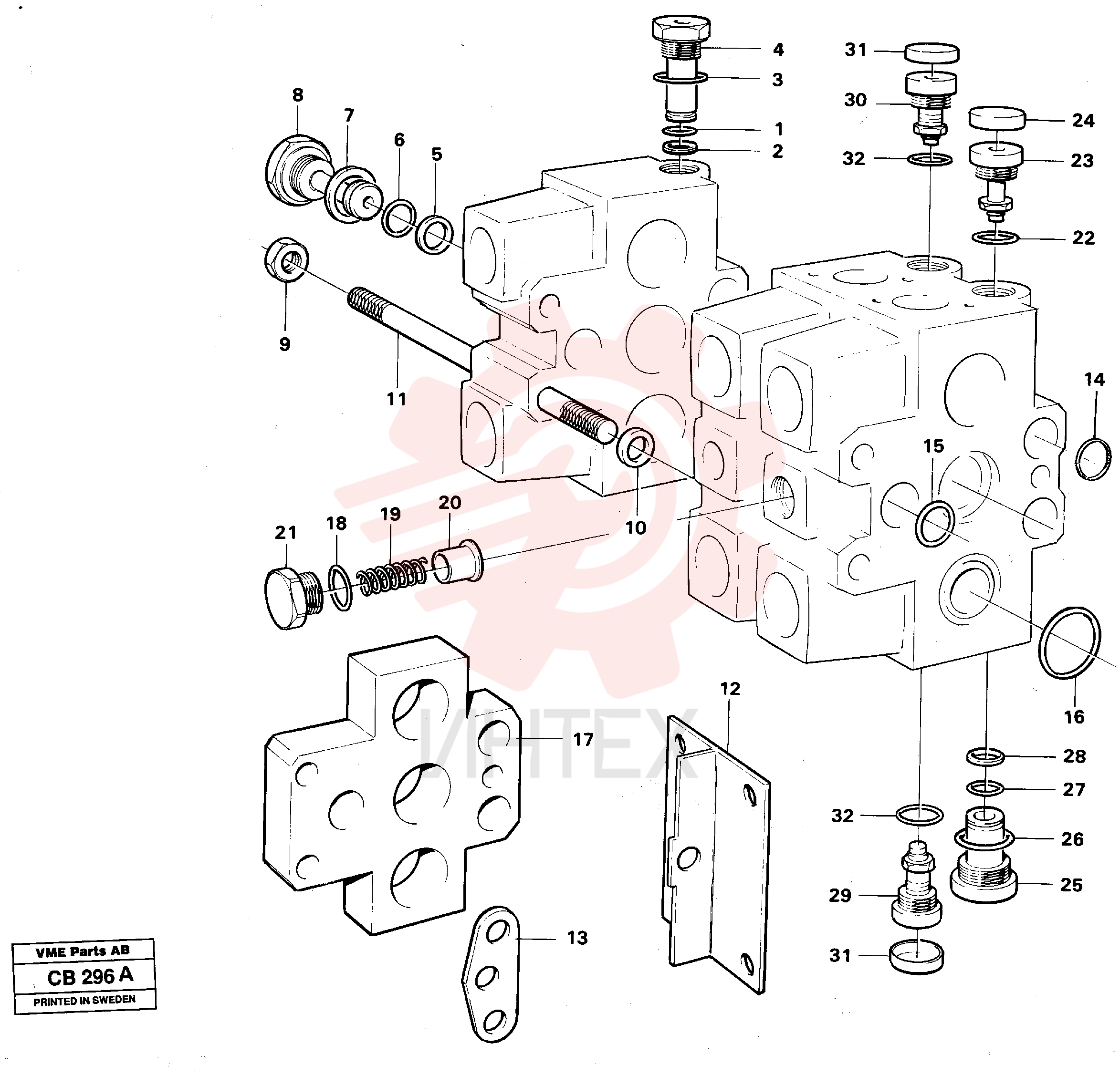 Sealing kit VOE 6213013