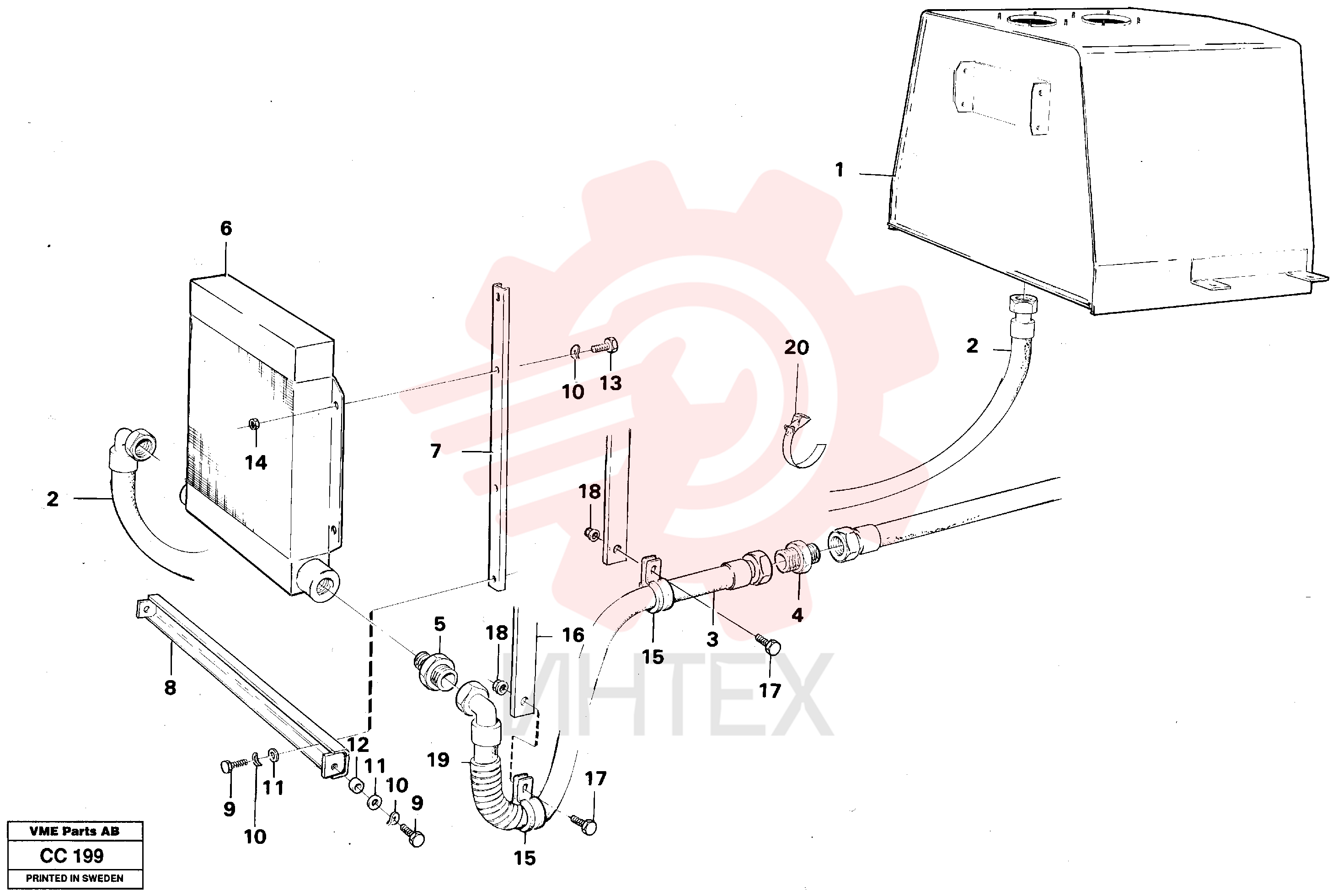 Back-up ring VOE 931221