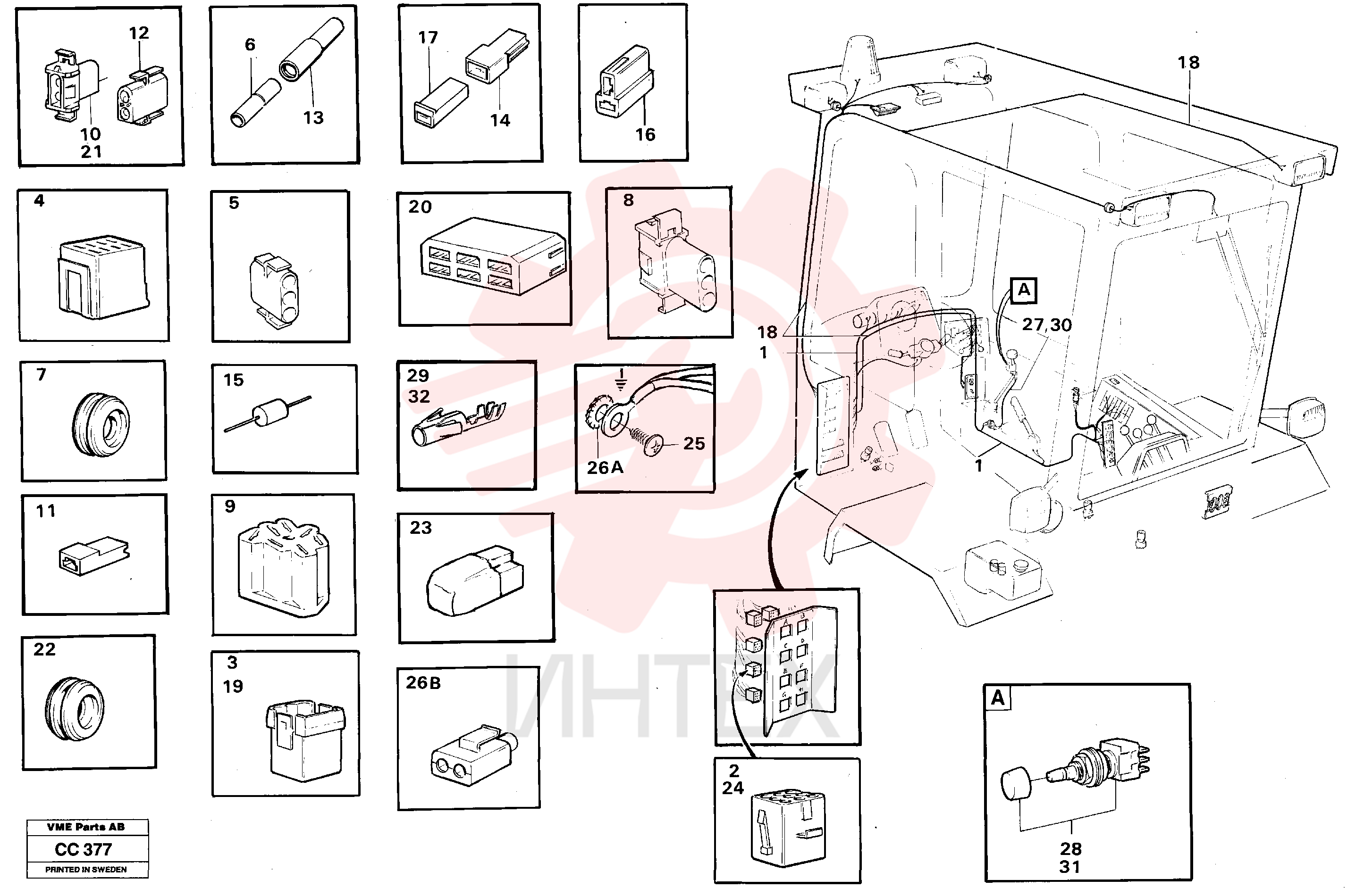 Cable harness