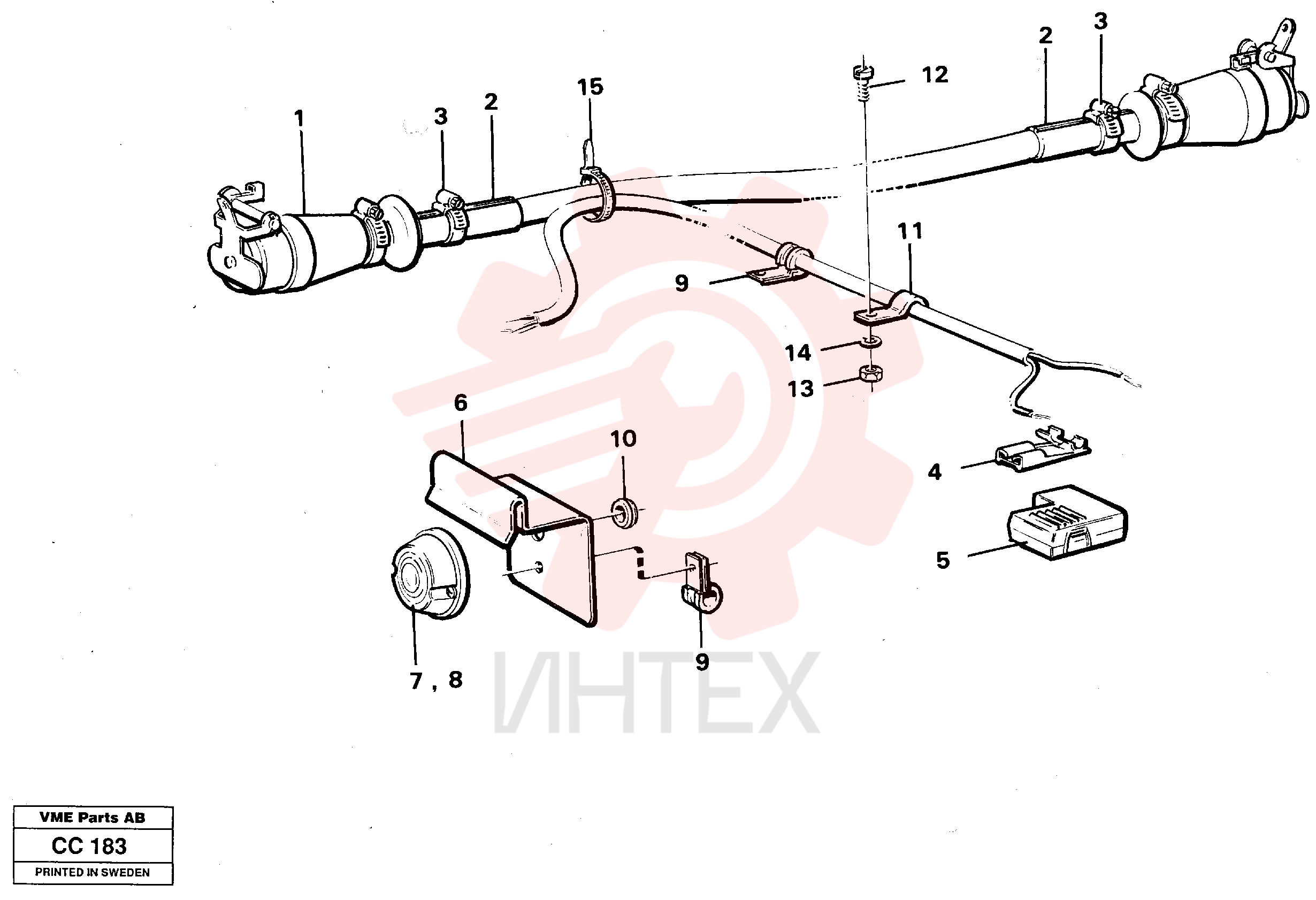 Cable harness