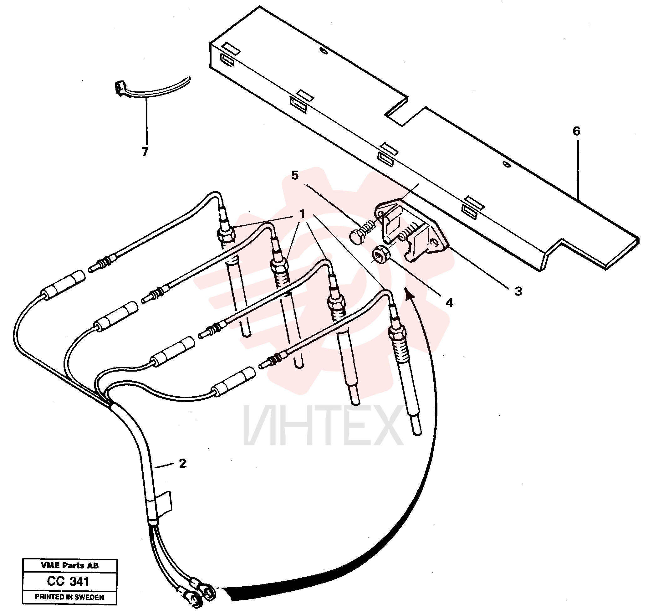 Glow plug VOE 20783049