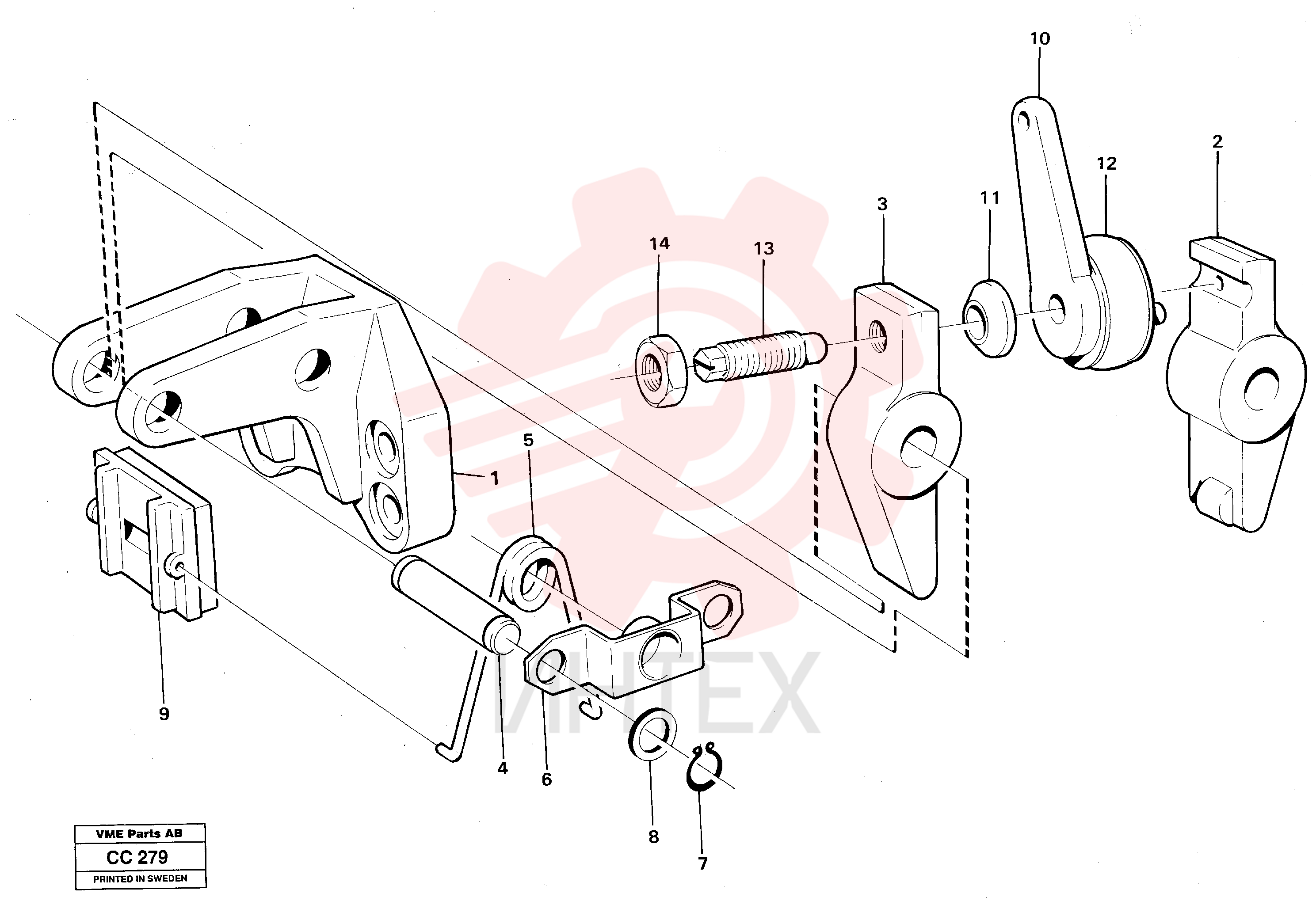 Handbrake VOE 11034432