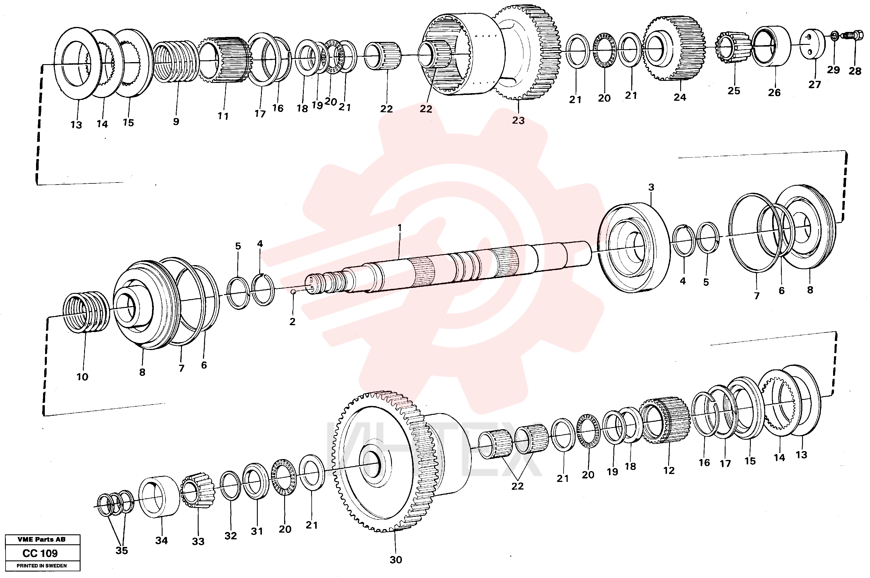 Hydr Clutch VOE 11036630