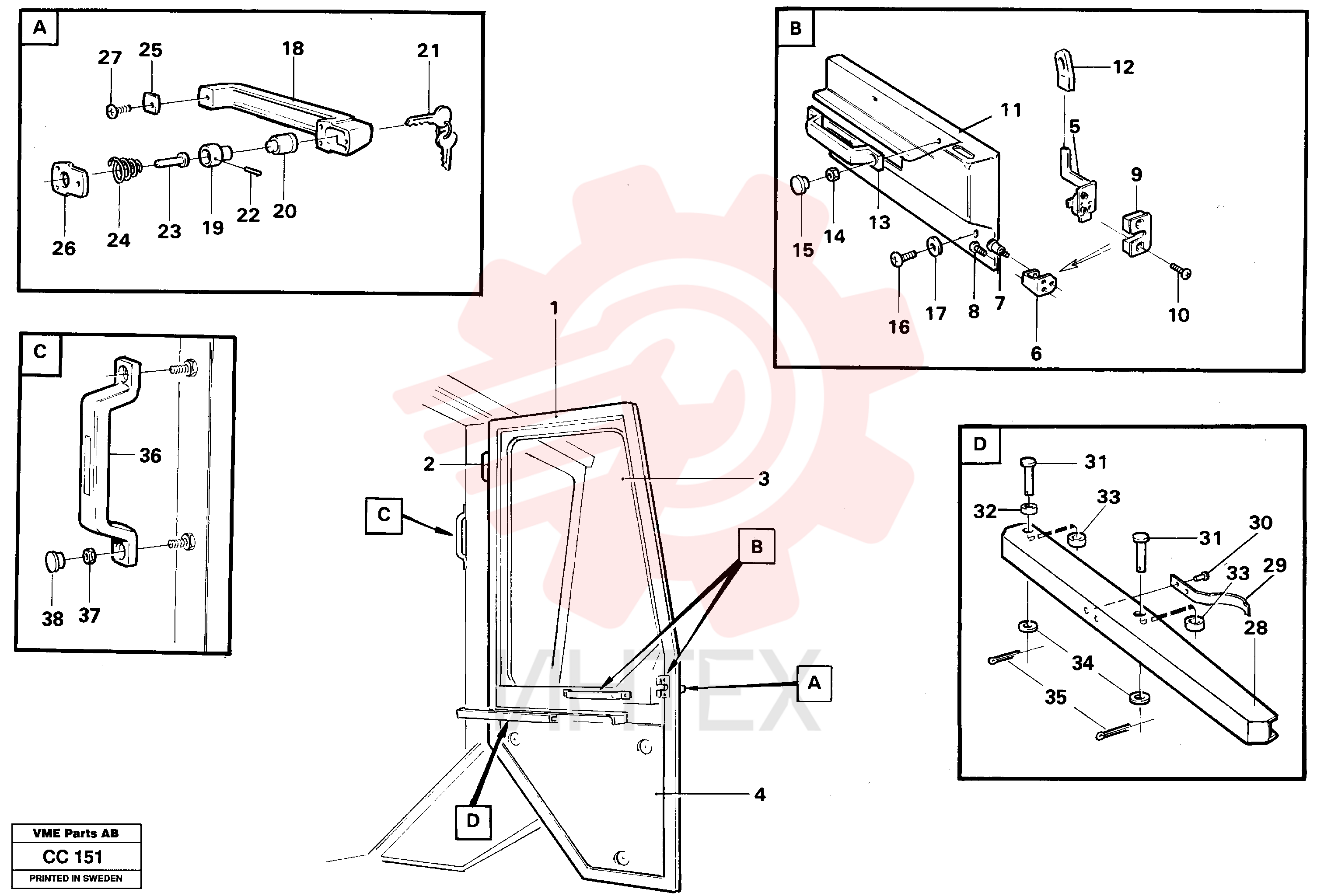 Push button VOE 389204