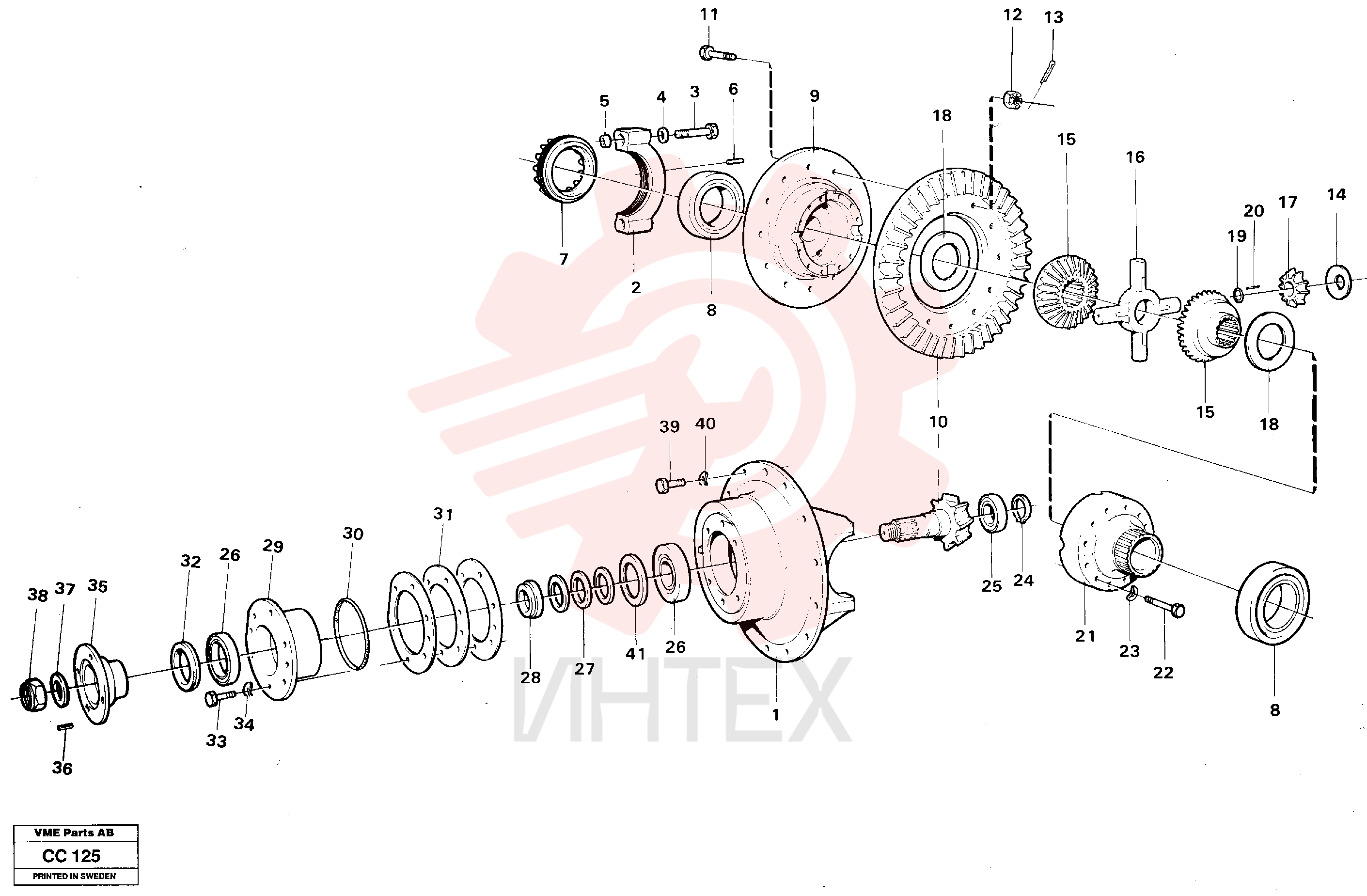 Spacer ring VOE 4870247