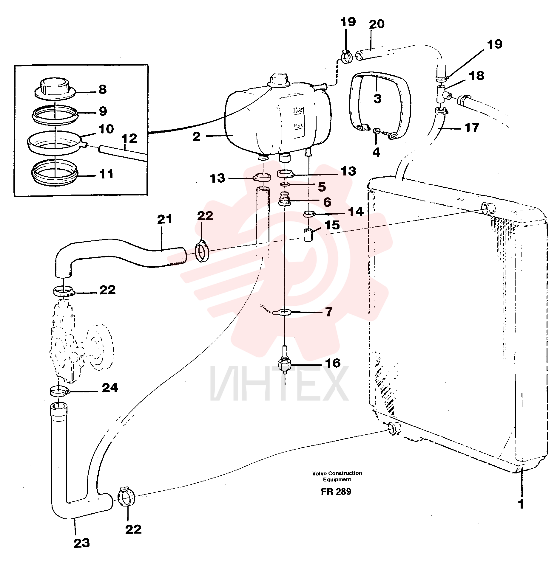 Фланец VOE 4804414