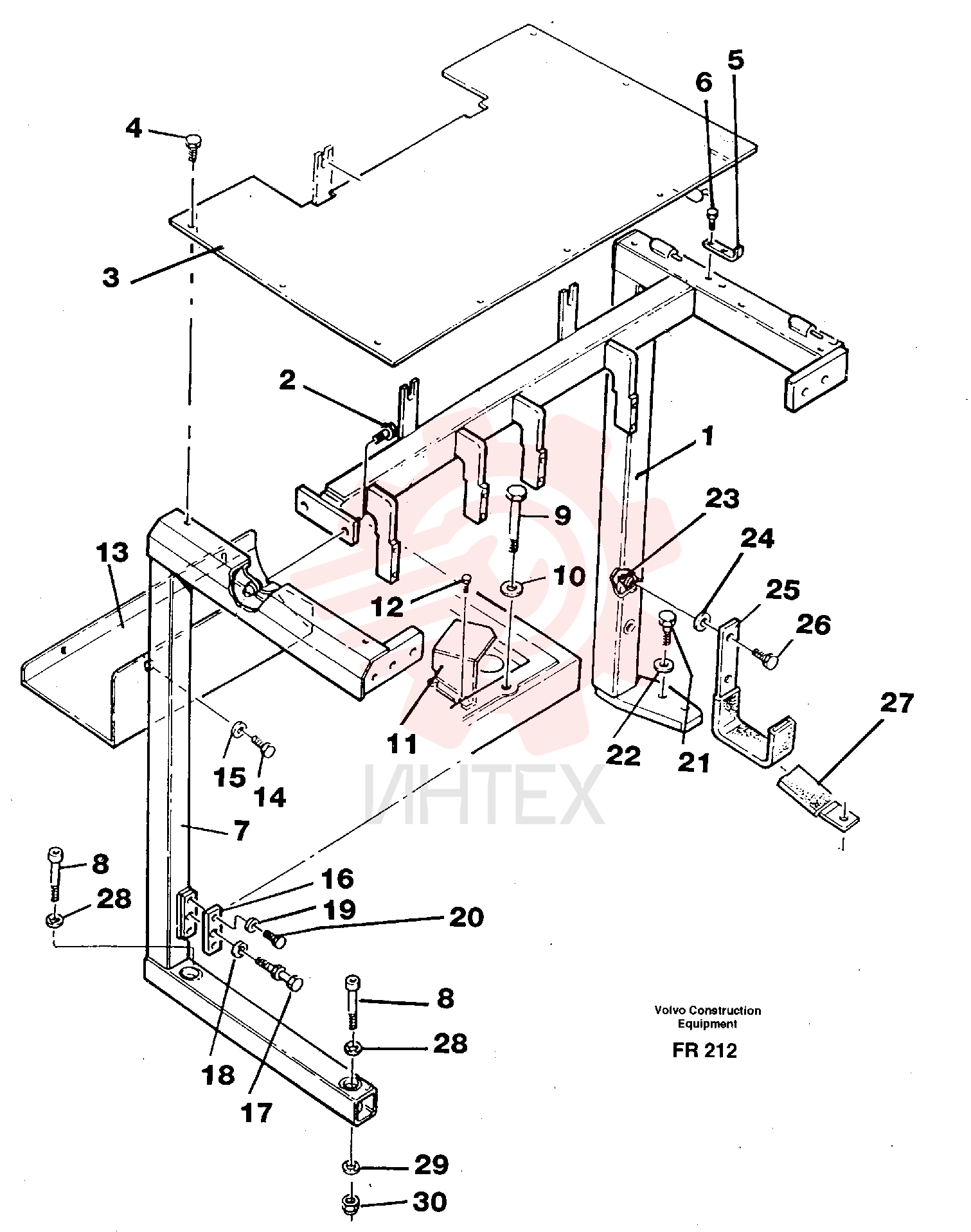 Hinge flange