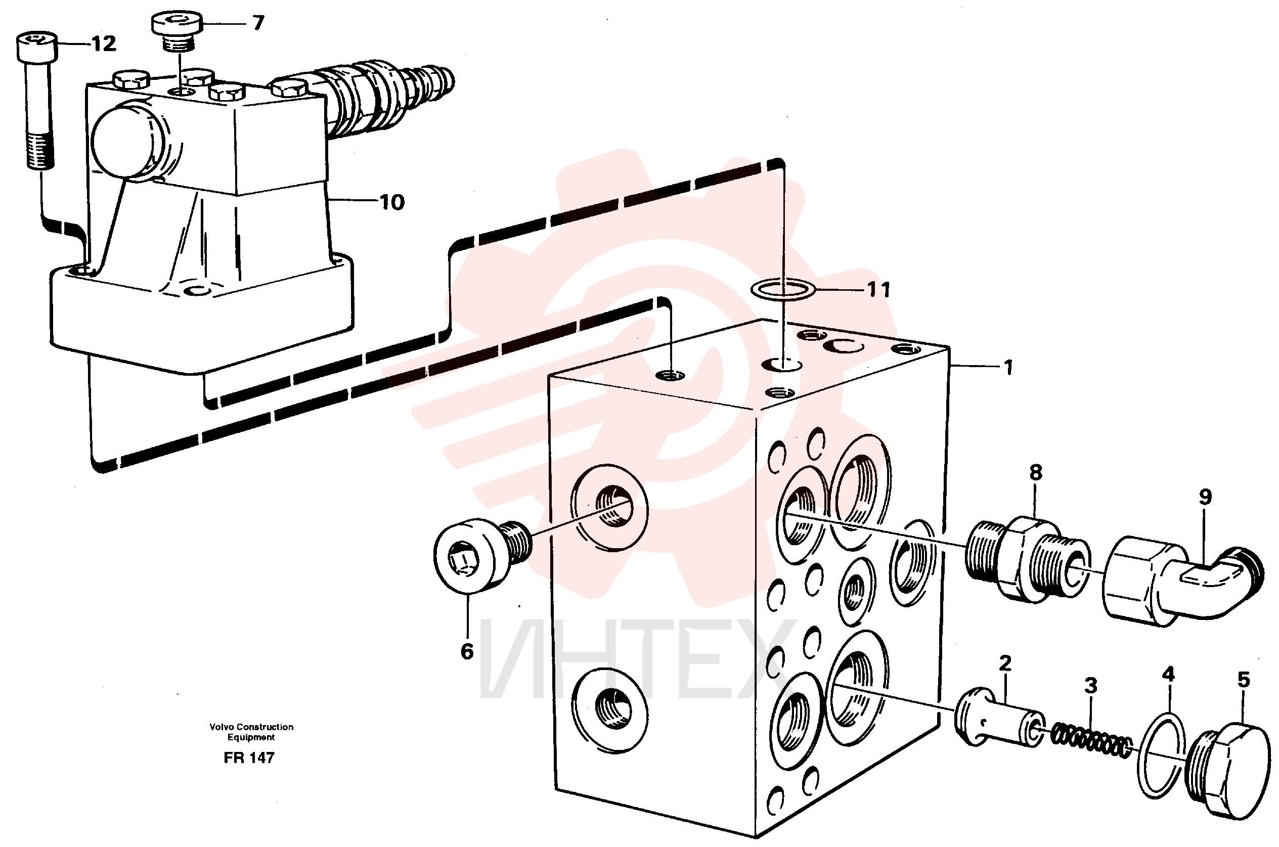 Pressure limiting valve VOE 14245245
