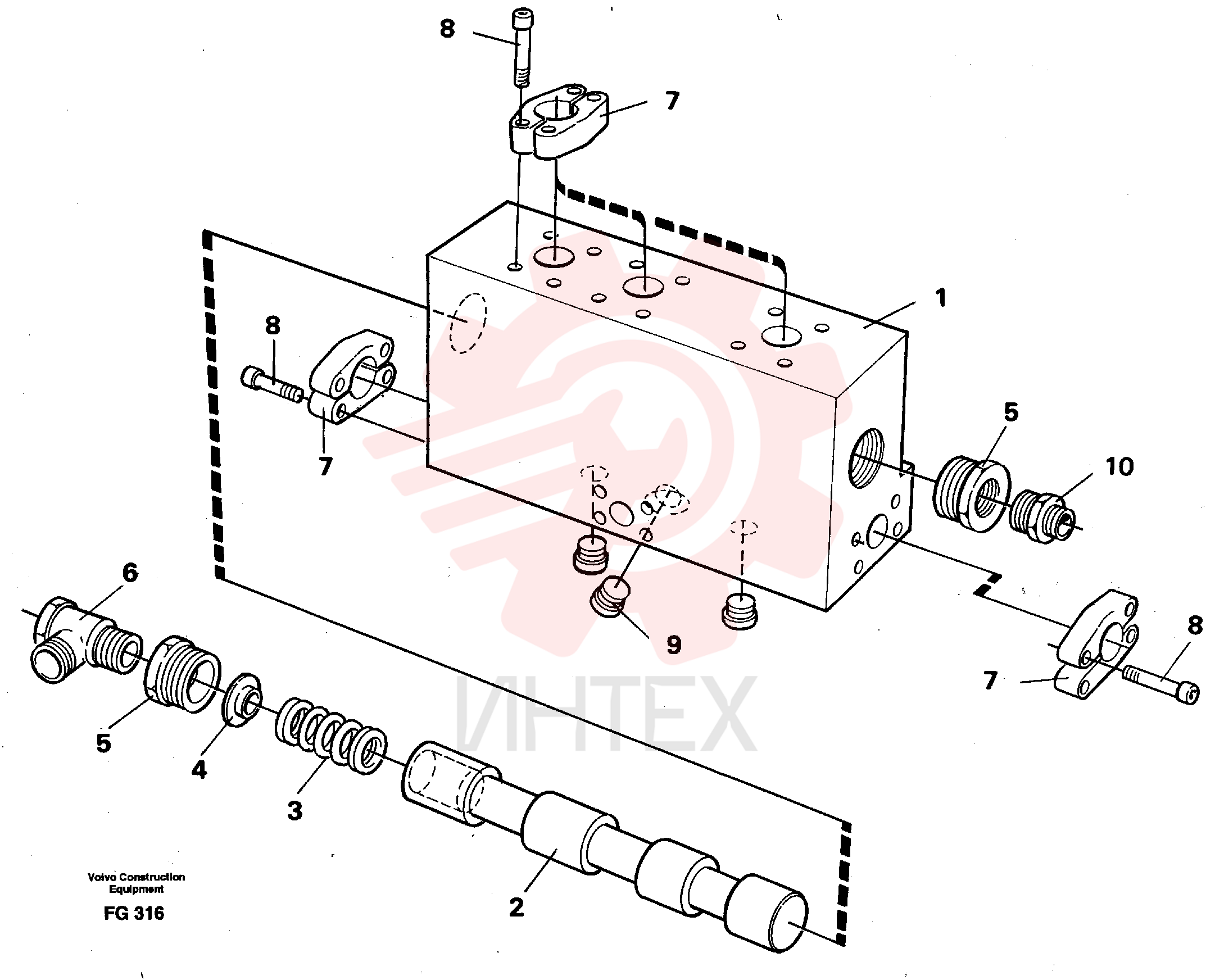 Operating valve