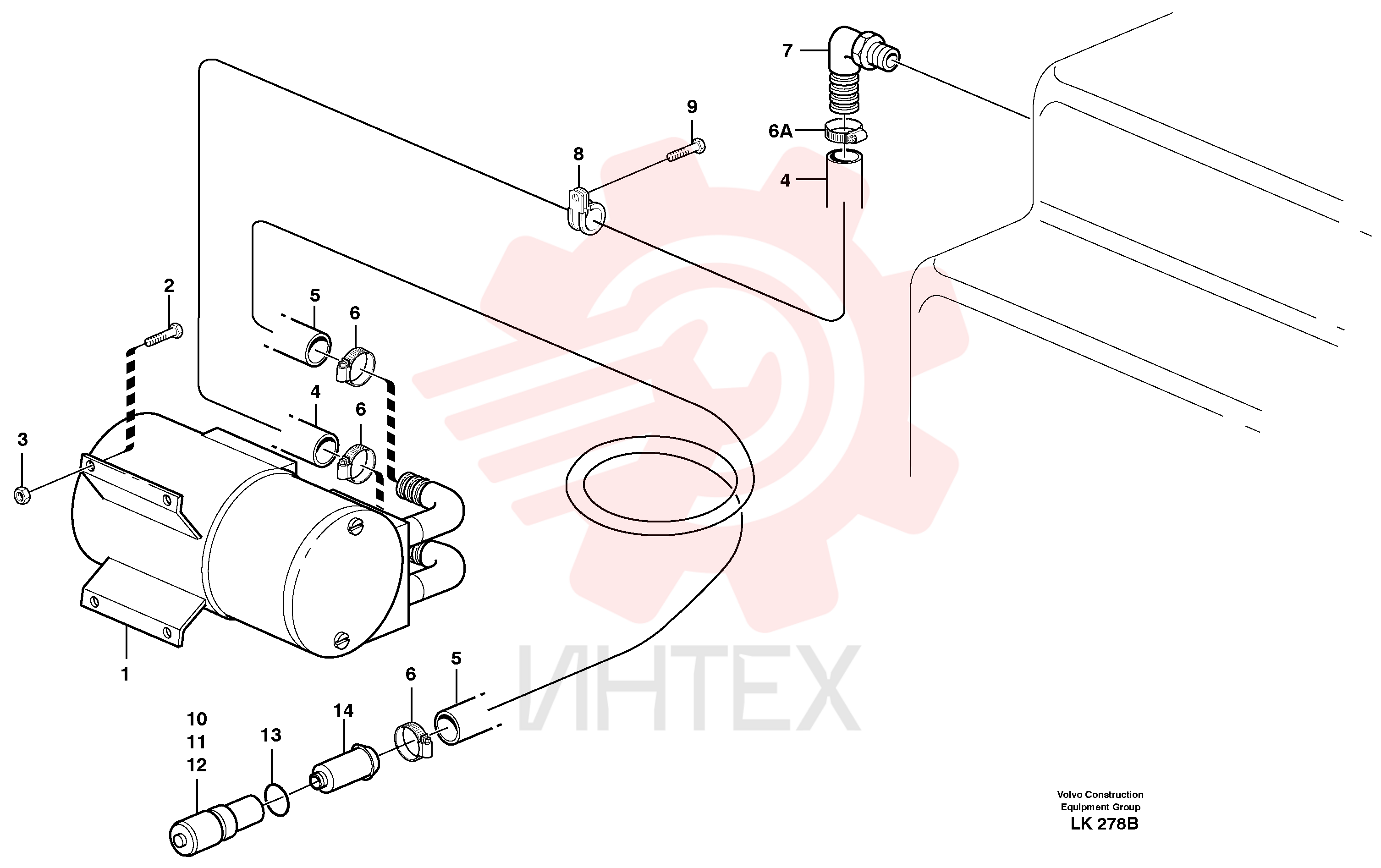 Suction pipe