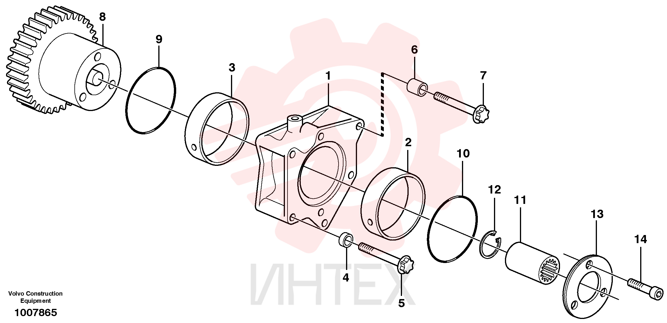 Bearing flange
