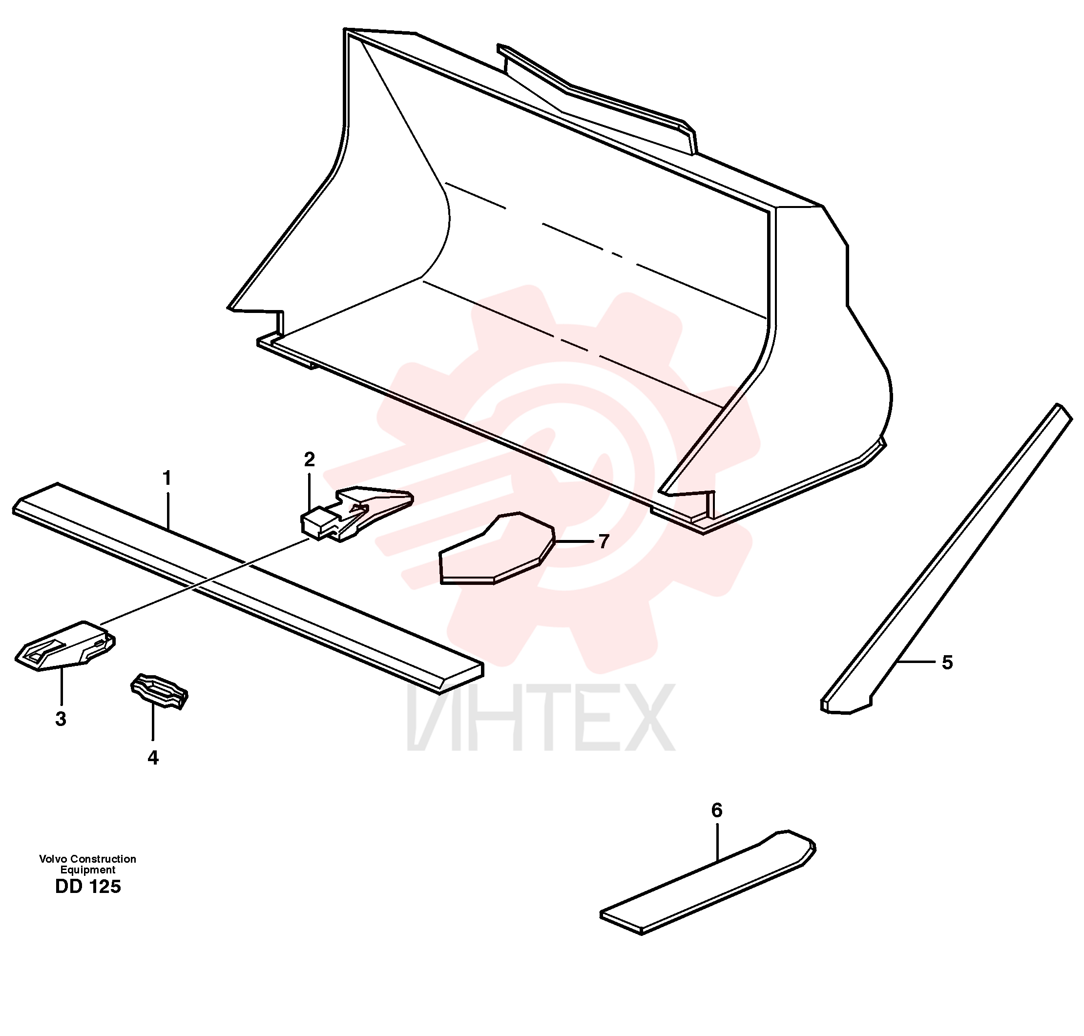 Lock lug VOE 11012710