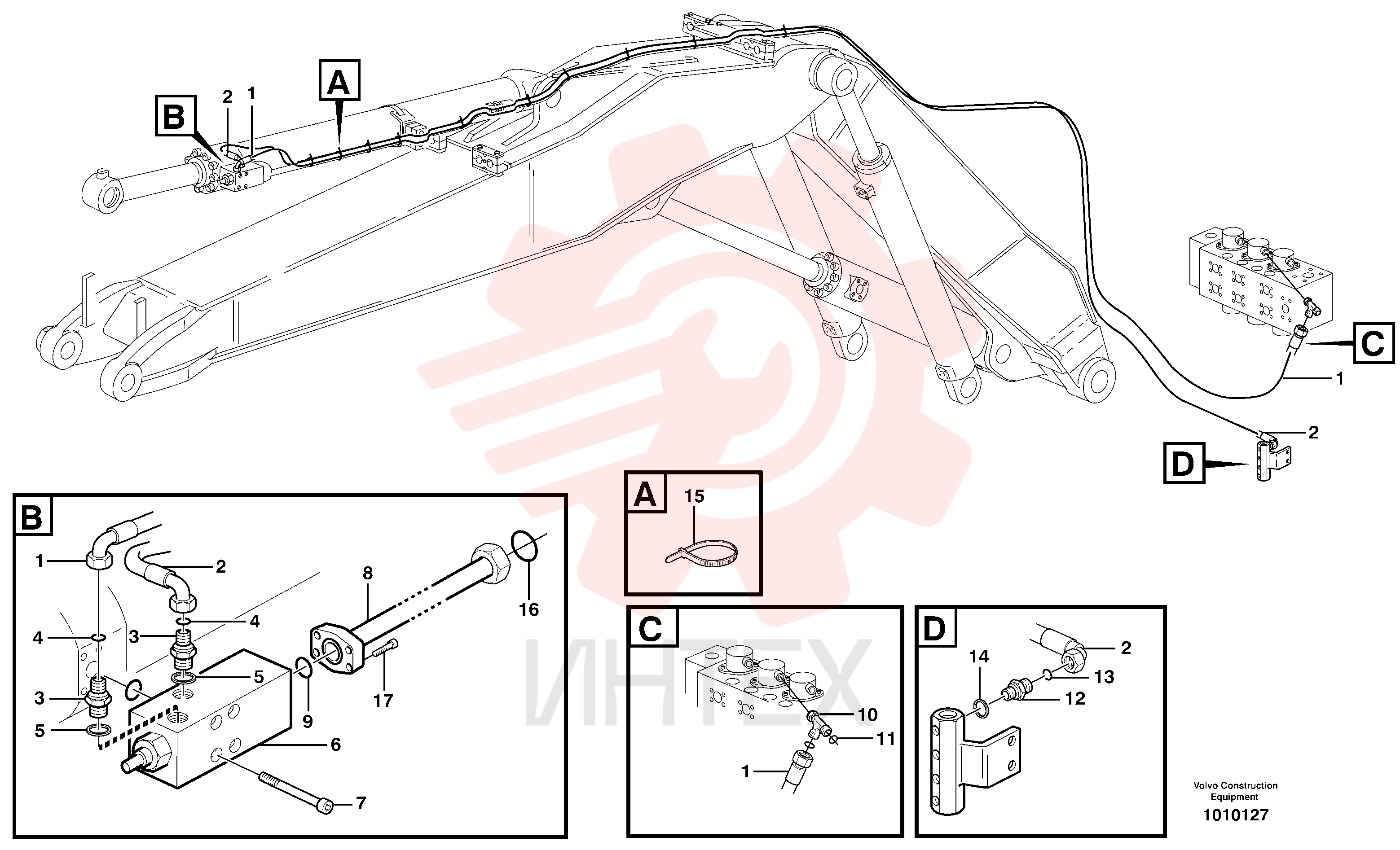 Sealing kit VOE 15167800 (1)