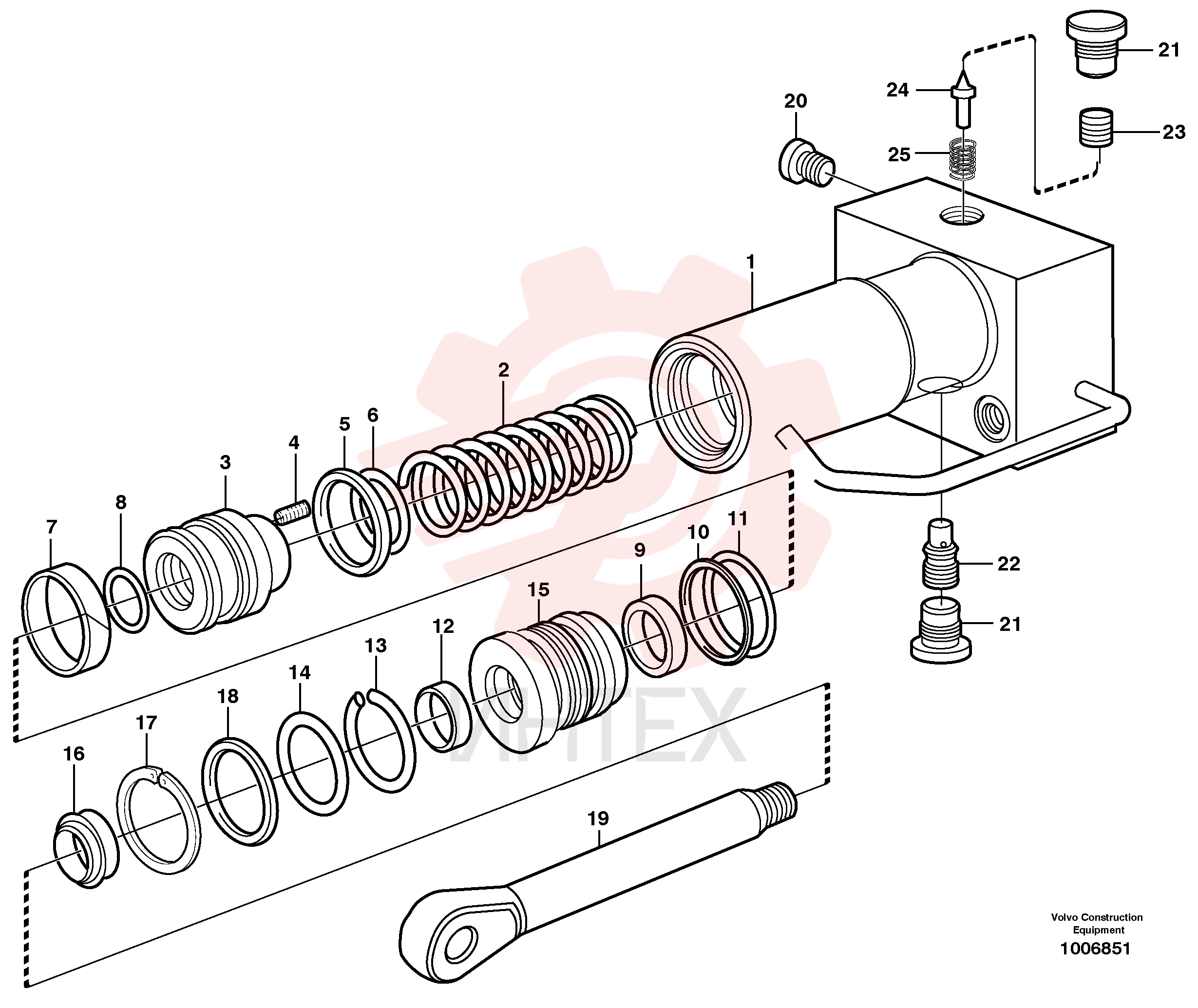 Sealing kit VOE 11999909