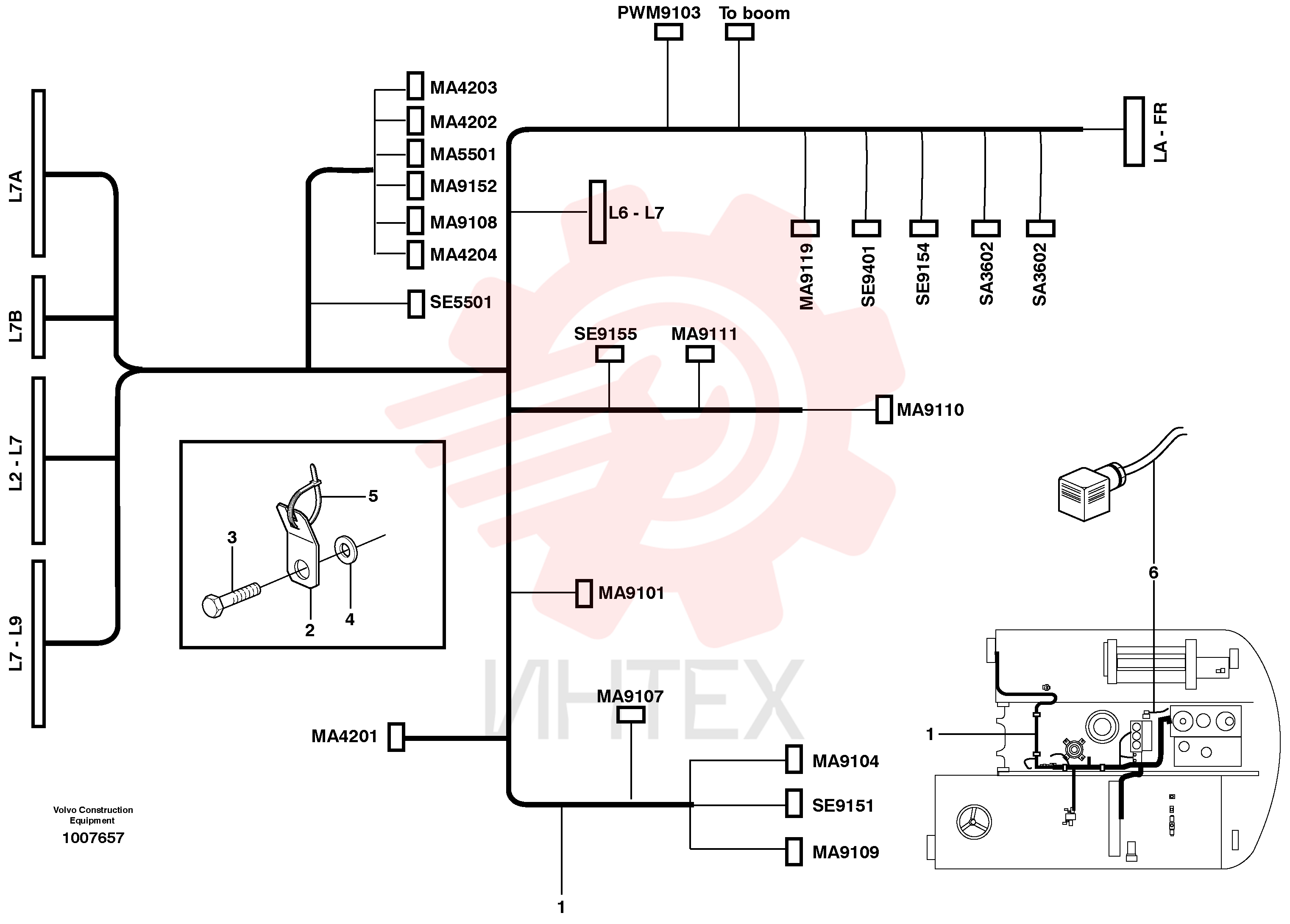 Wire harness VOE 14380673