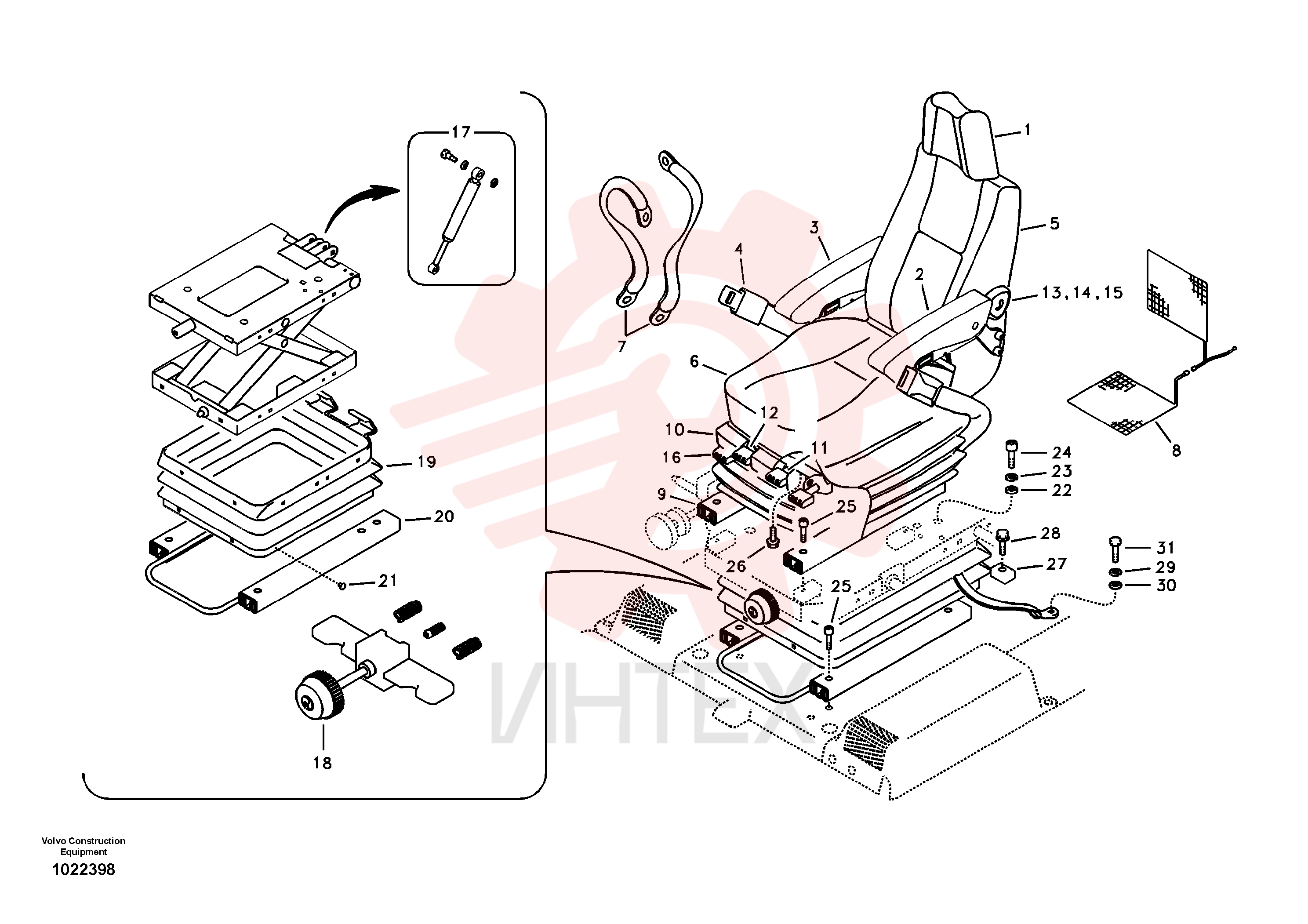 Operator seat