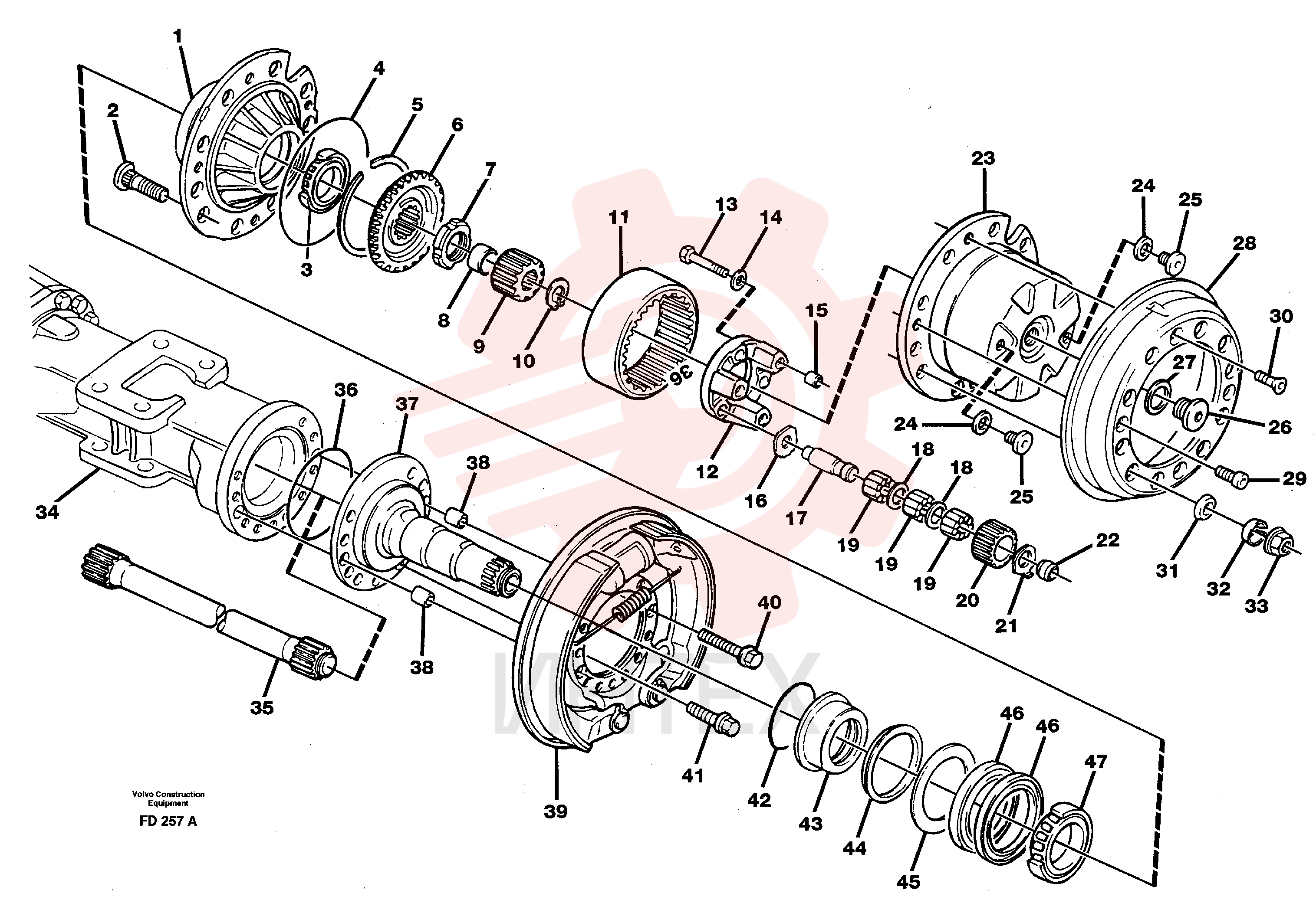 Brake kit VOE 11701860 (2)