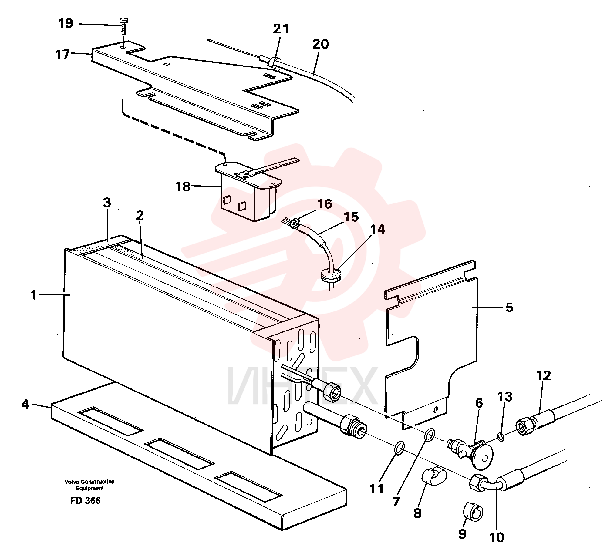 Evaporator VOE 14346574