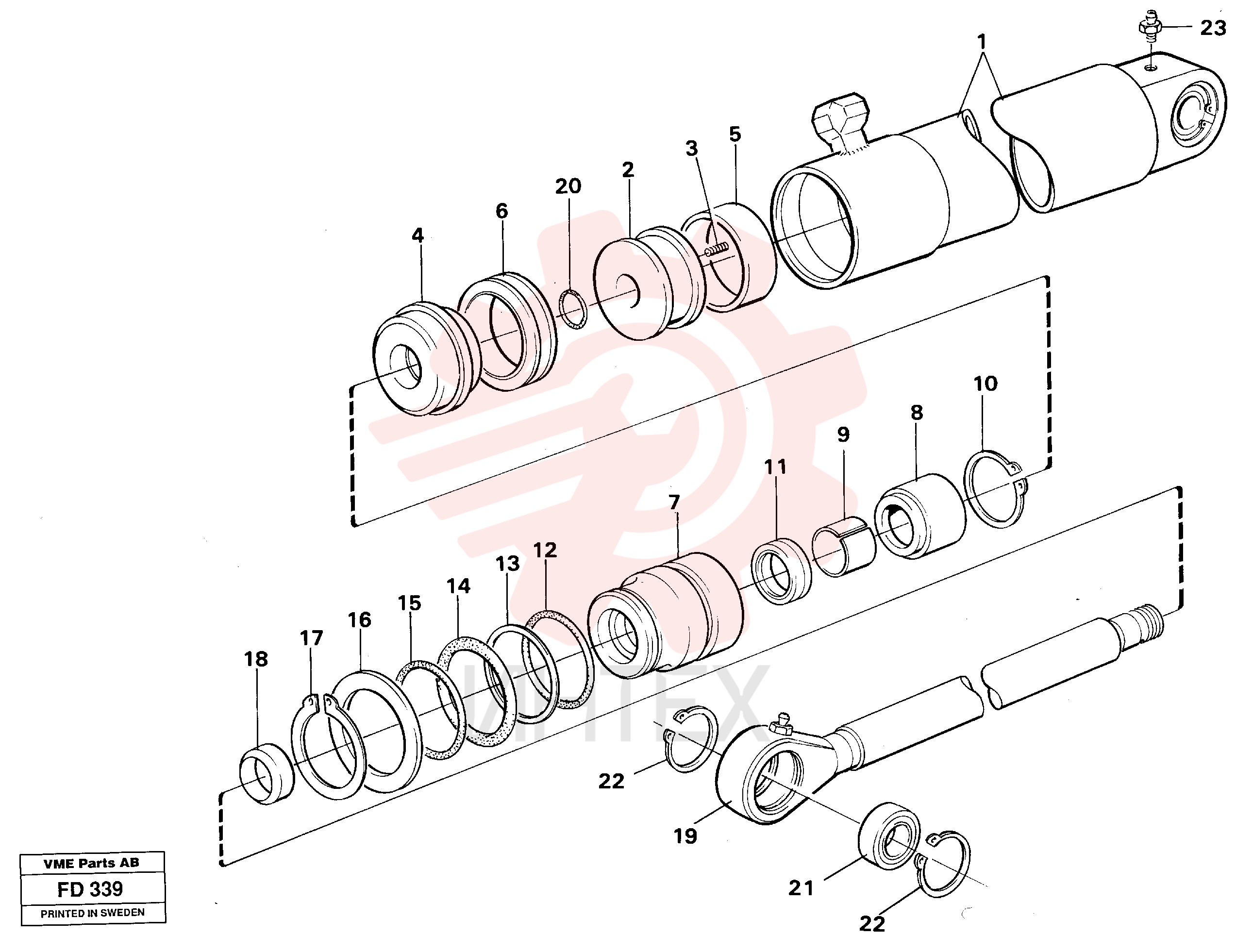 Gasket kit VOE 11997291