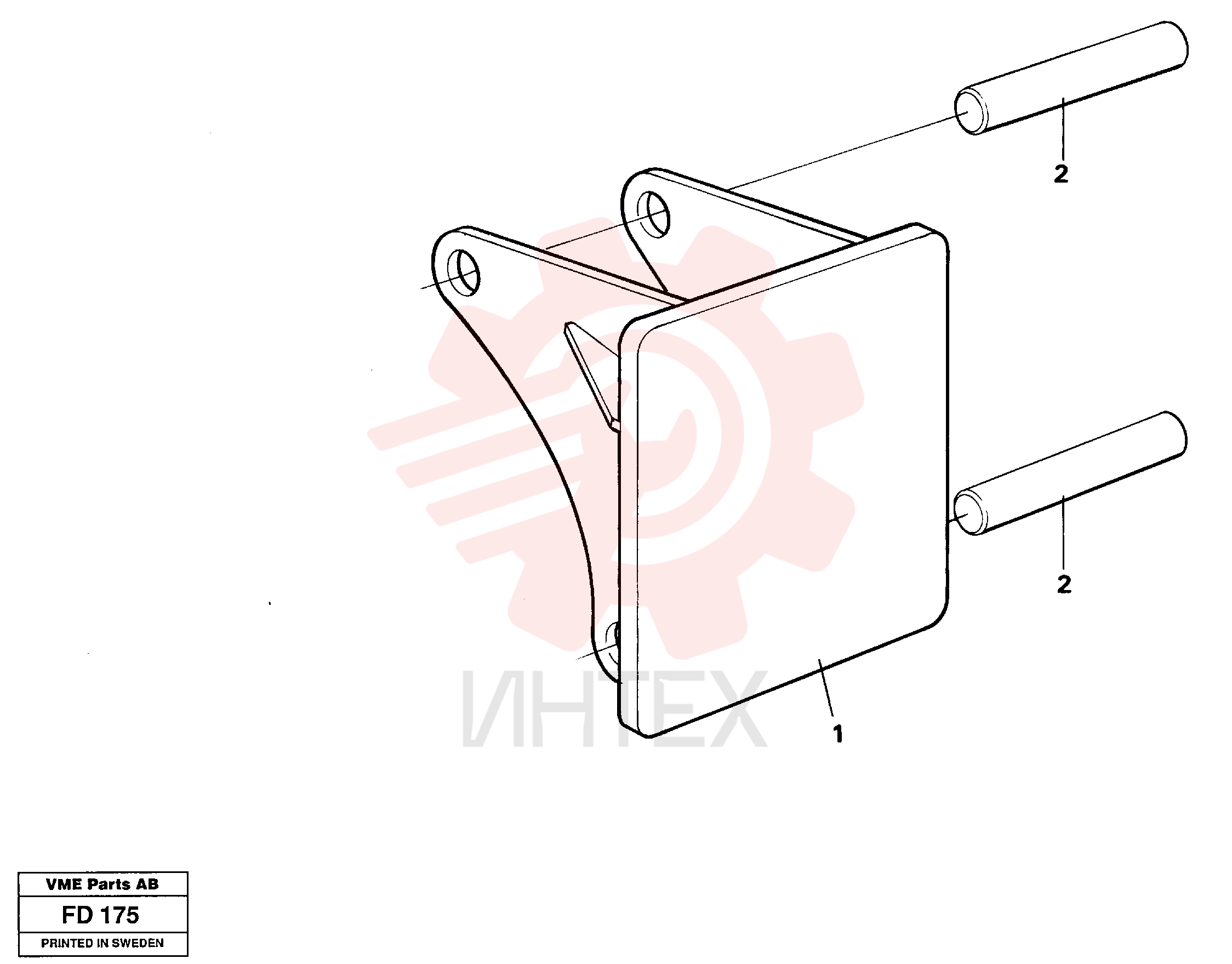 Hydraulic Hammer Plate VOE 14260983