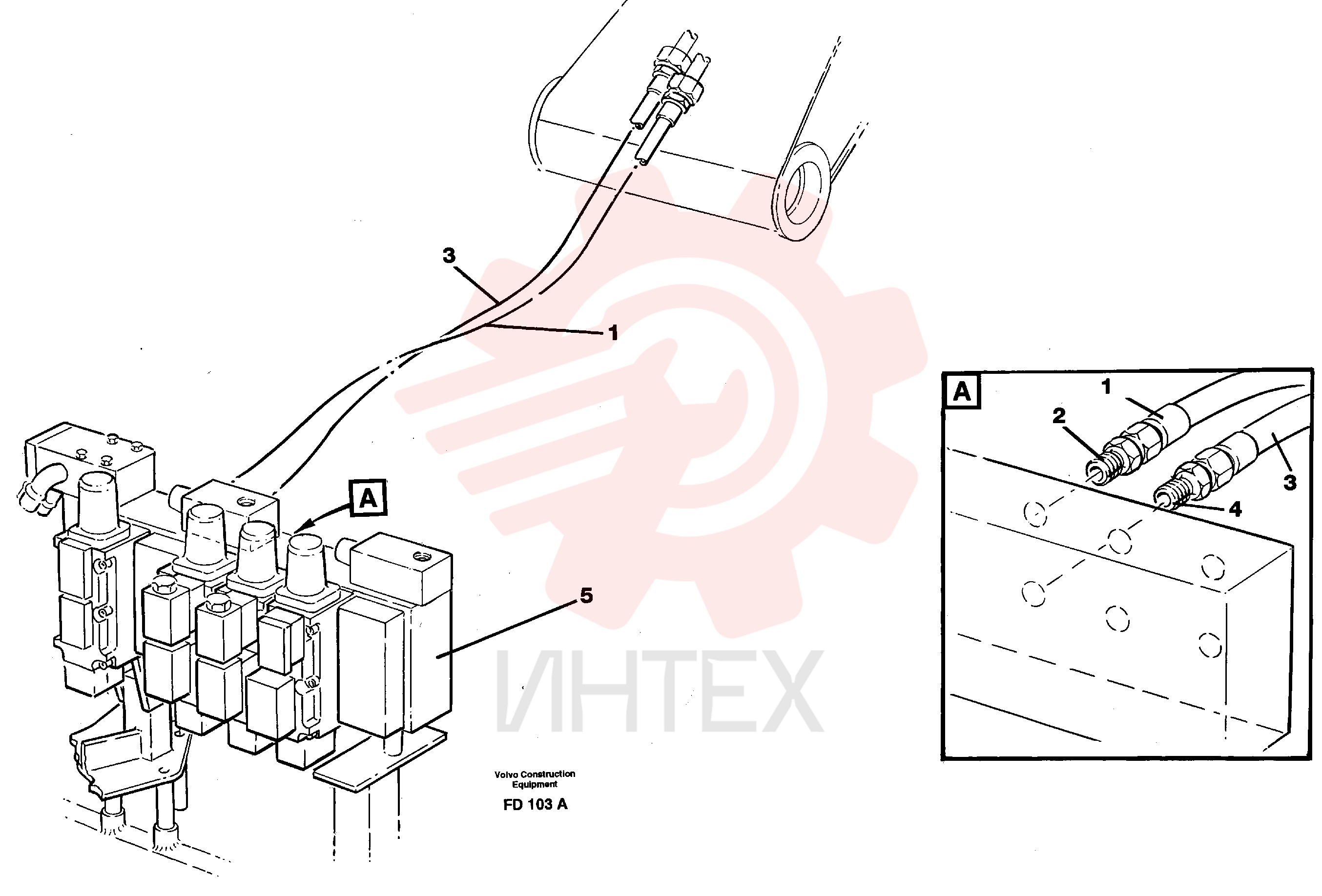 Hydraulic hose VOE 14251416 (2)