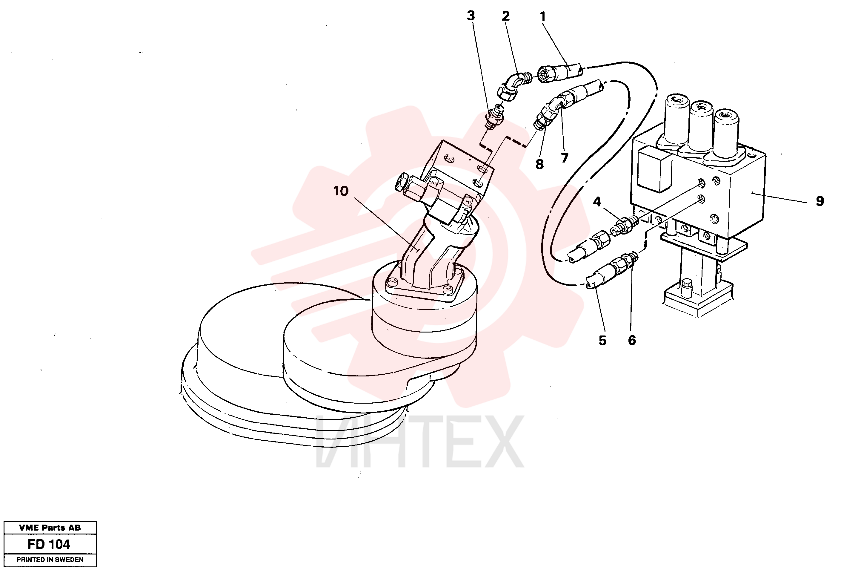 Hydraulic hose VOE 14053918 (2)