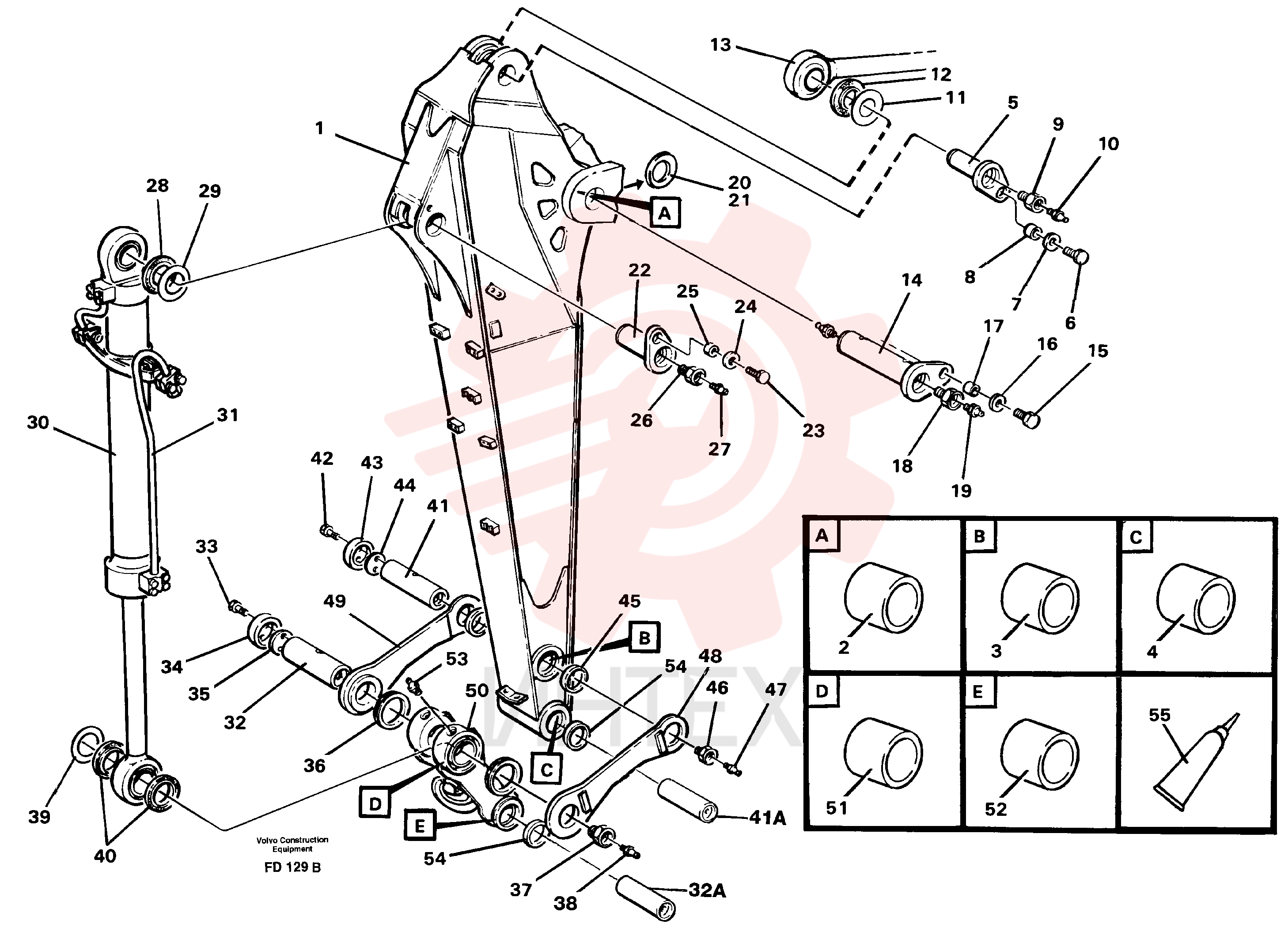 Lifting hook VOE 4866355