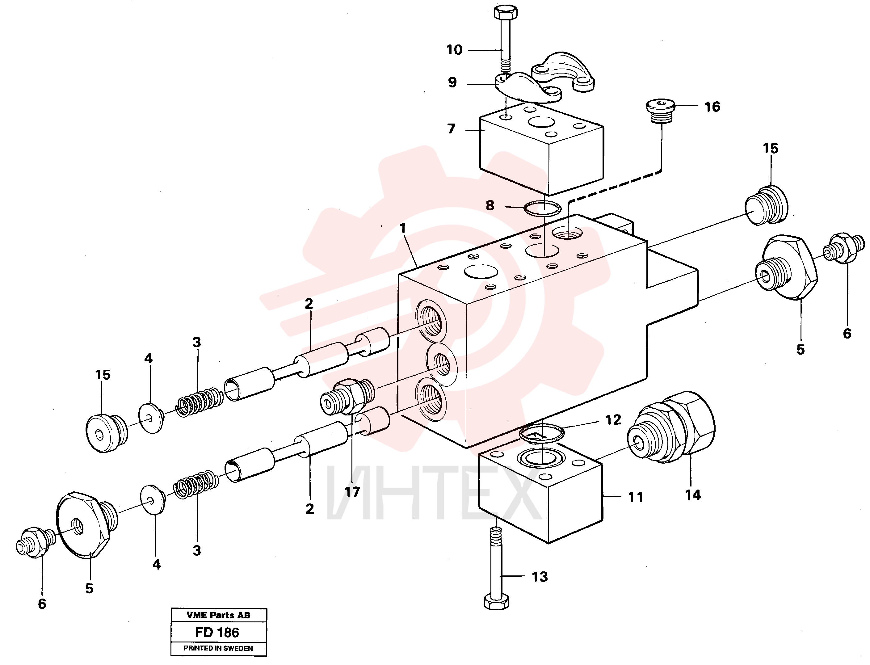 Operating valve VOE 14253250