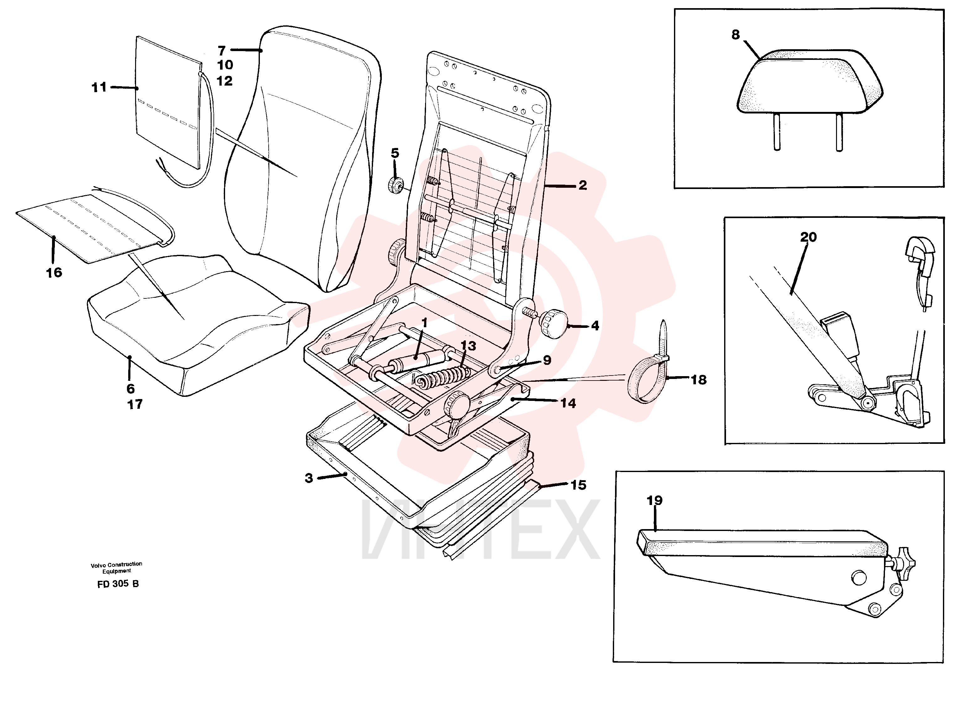 Operator's Seat VOE 14265475