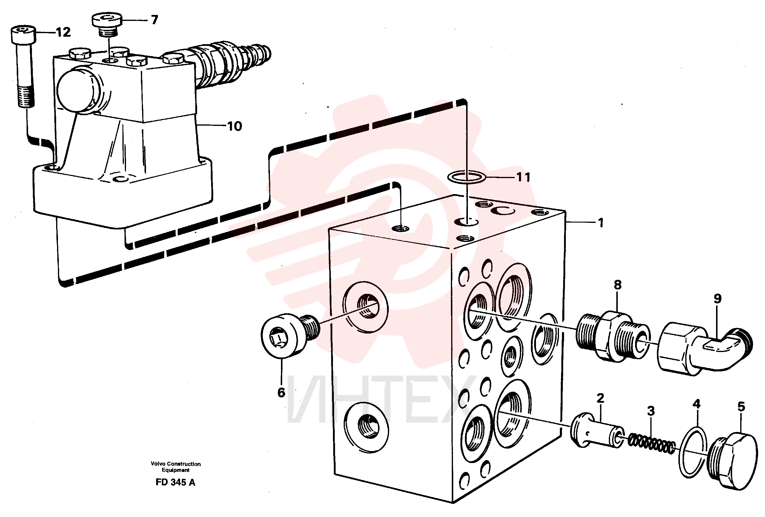 Pressure limiting valve VOE 14245245
