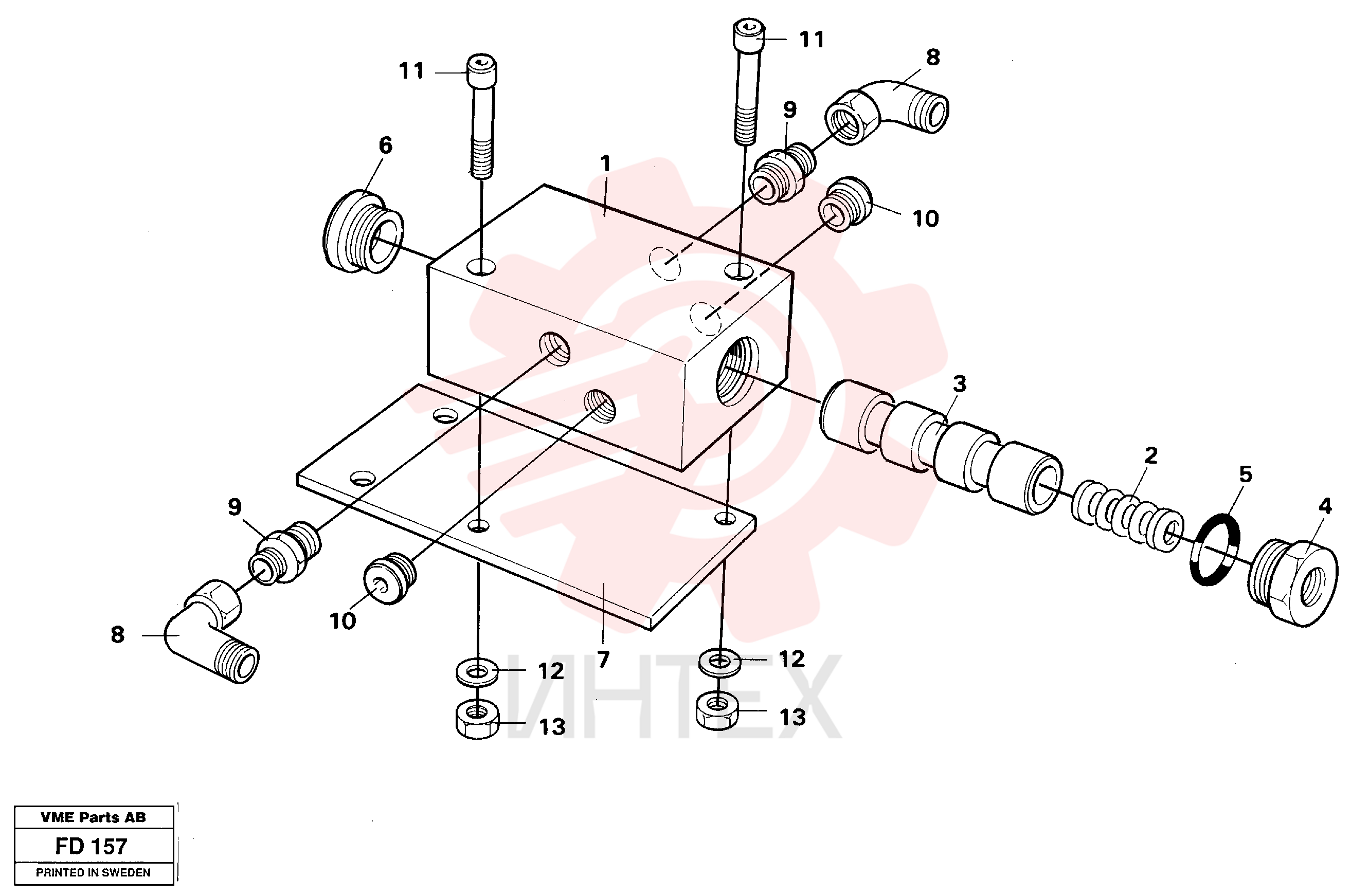Relay valve VOE 14254795