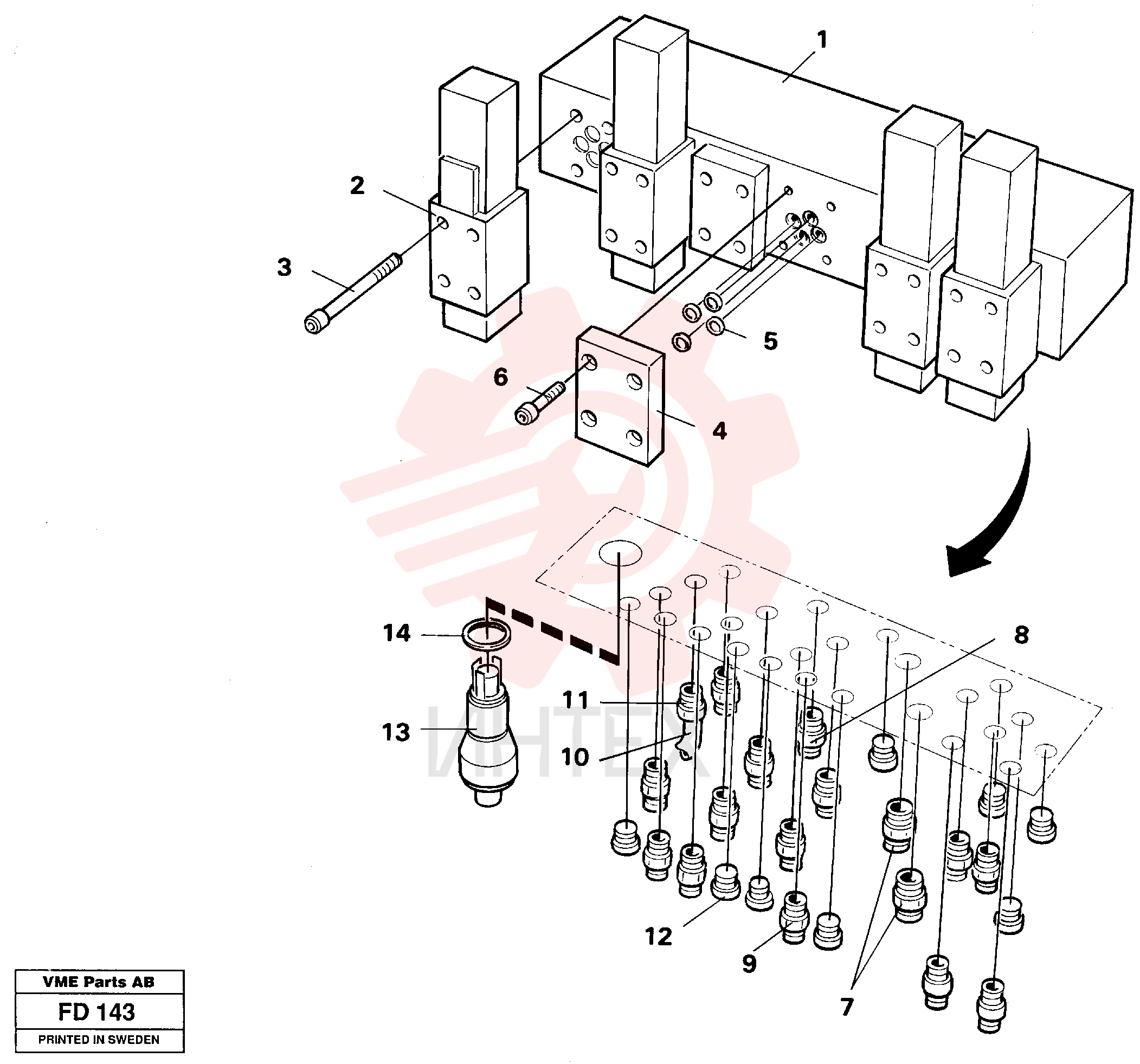 Sealing plug VOE 14212578