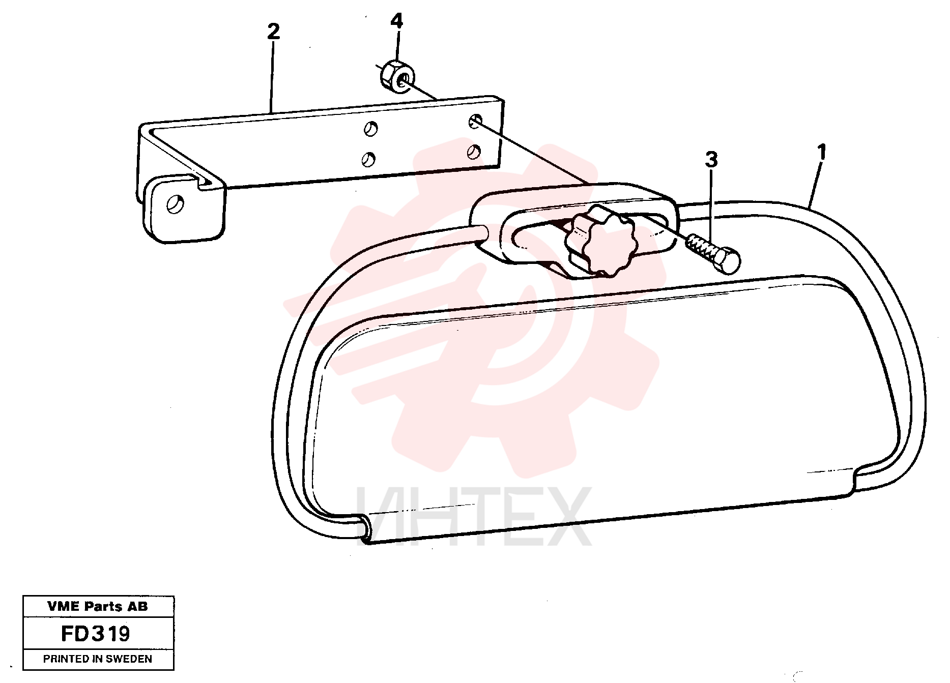 Sun Visor VOE 14213488