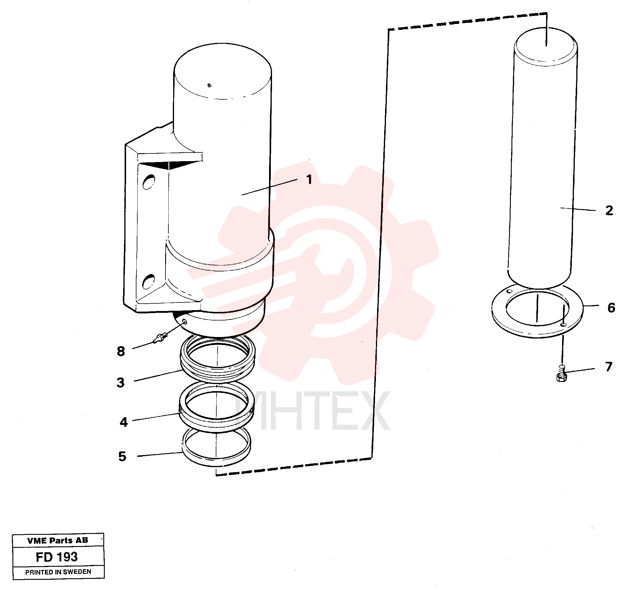 Swg Lk Cylinder VOE 14240858
