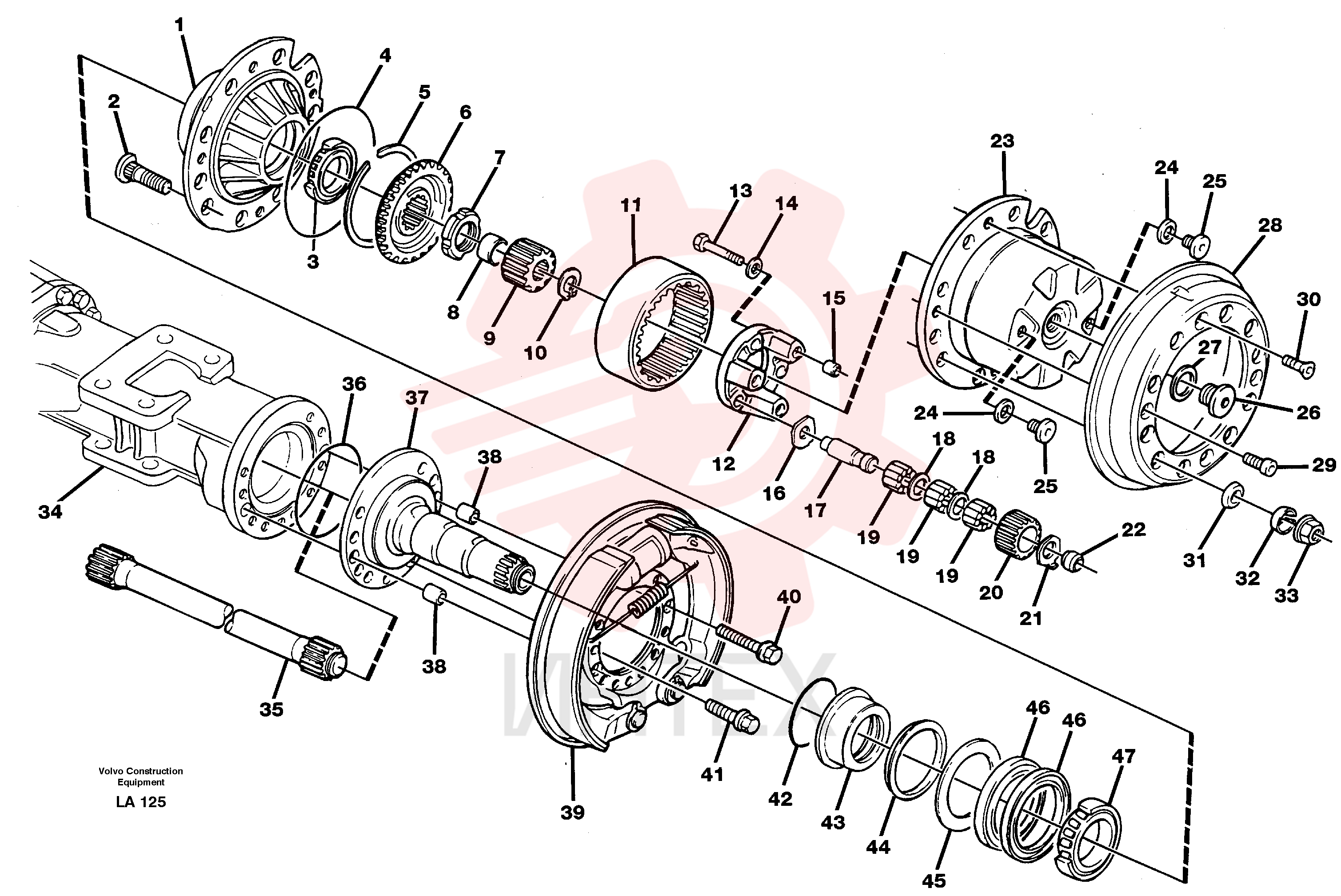 Brake kit VOE 11701860 (2)