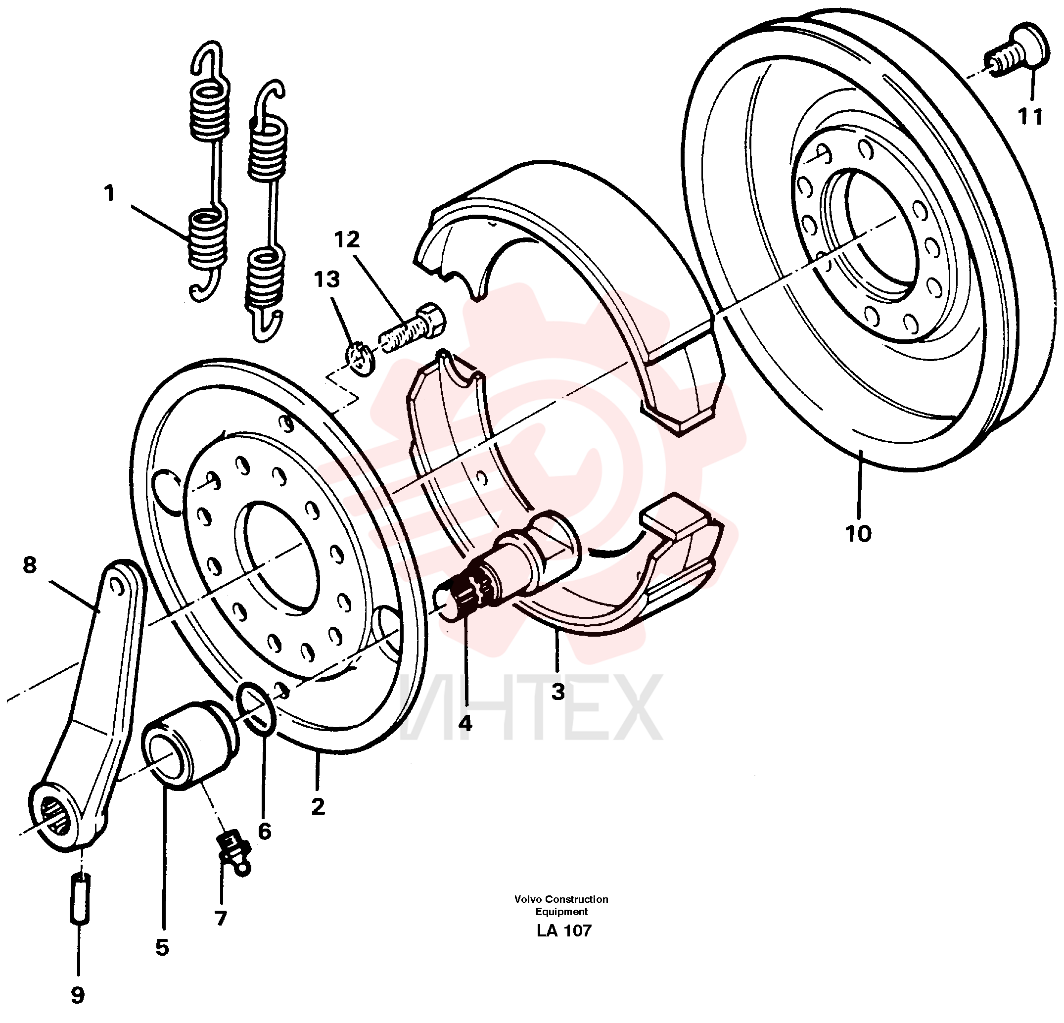 Drum brake VOE 14025846 (2)