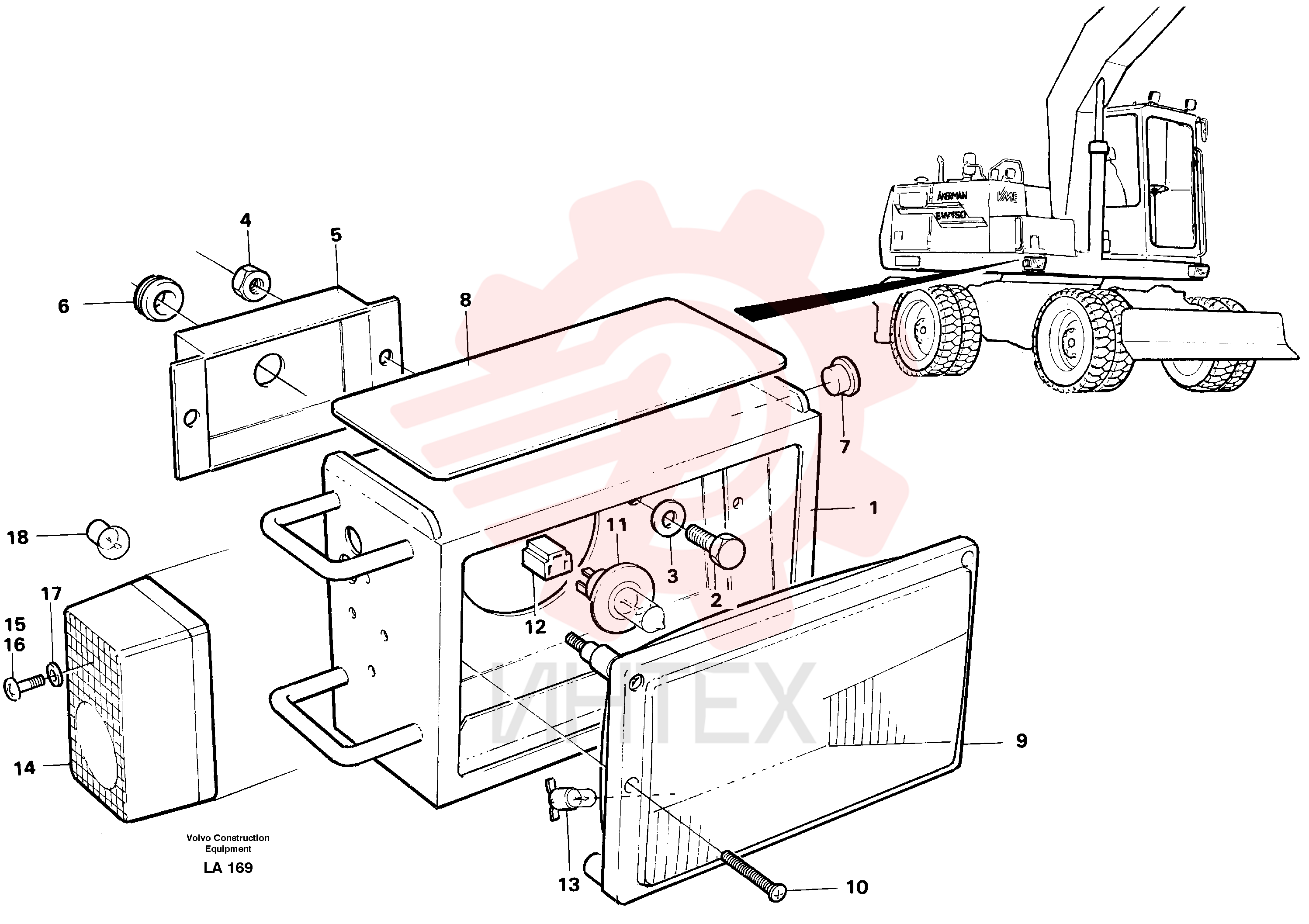 Headlamp housing
