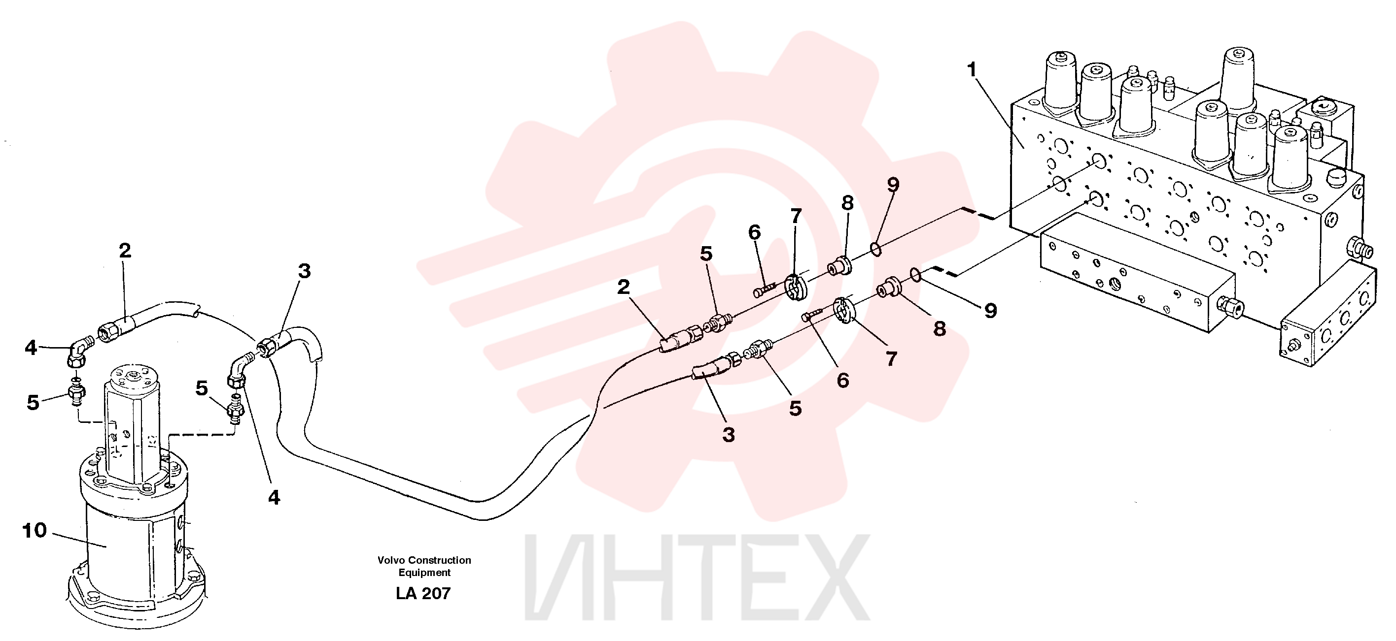 Hydraulic hose VOE 14056269 (2)