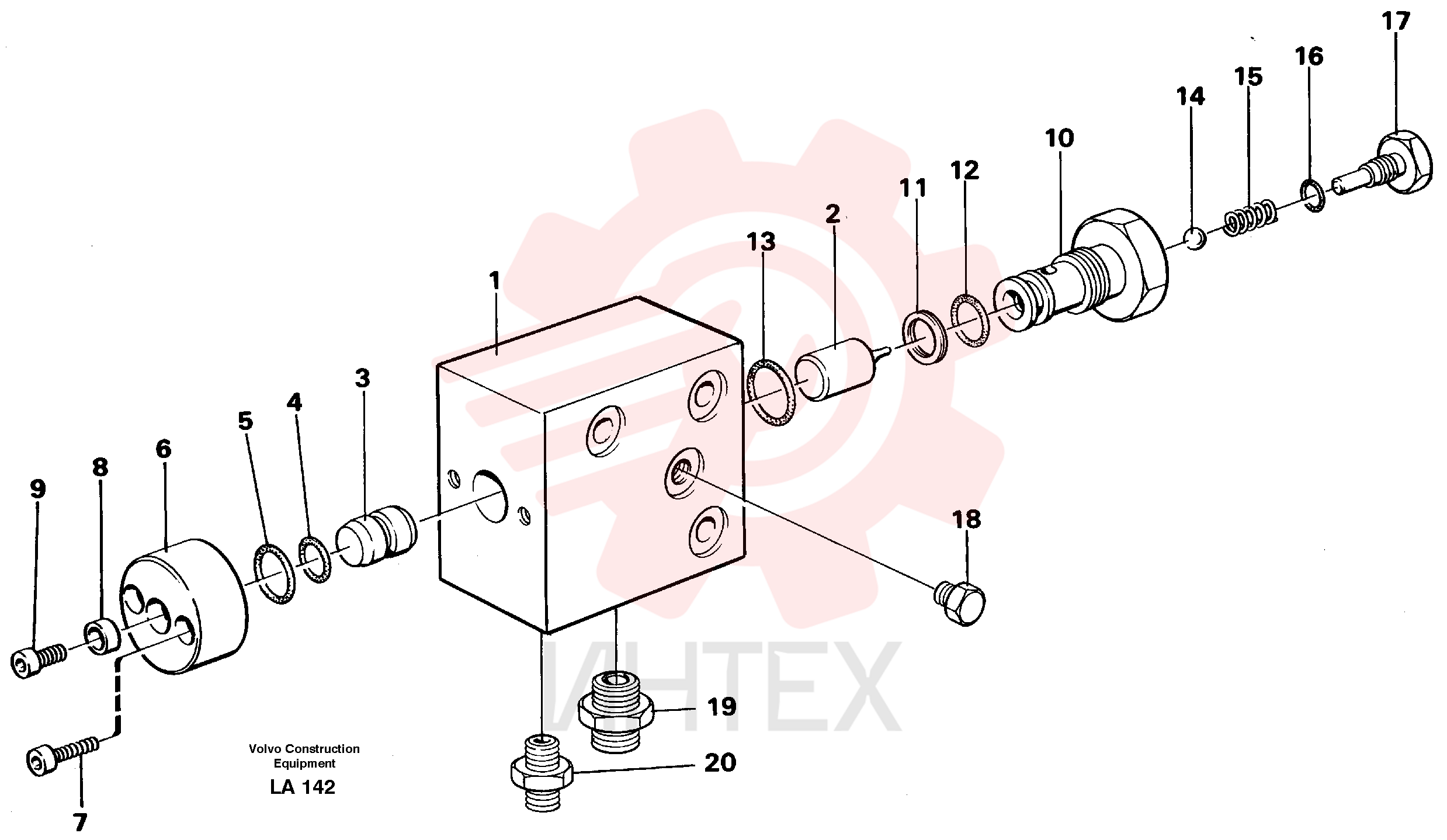 Hydraulic lock VOE 14235338 (2)