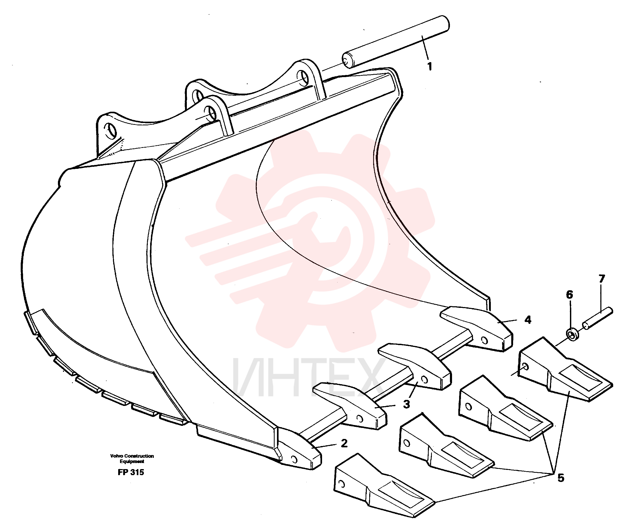 Ковш VOE 14257786 (2)