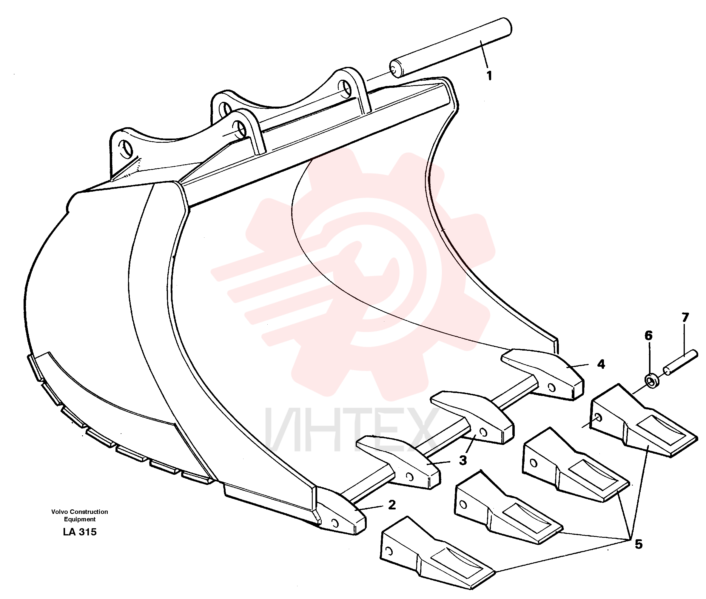 Ковш VOE 14257786 (3)