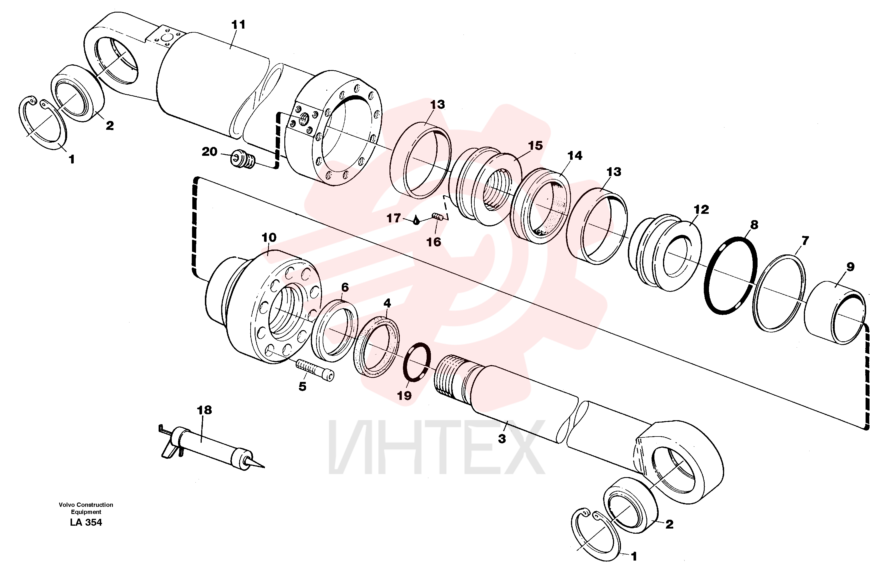 Sealing kit VOE 11700099 (3)