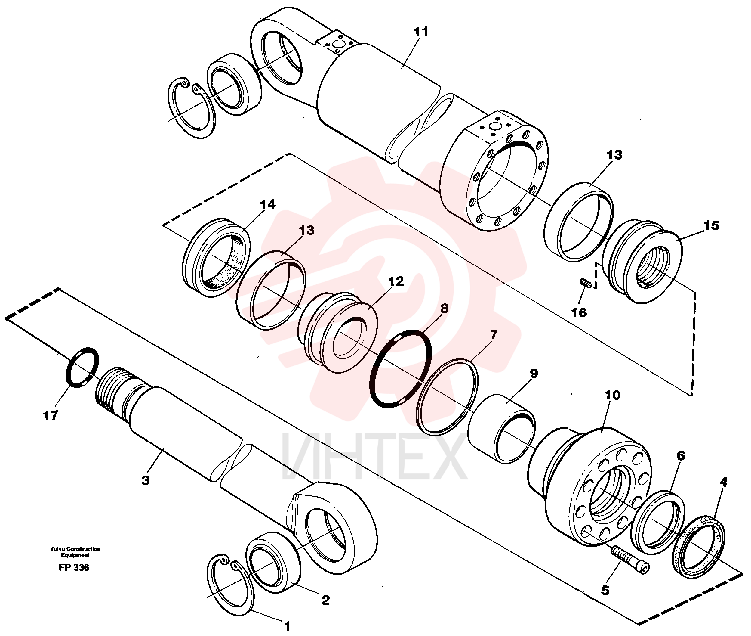 Sealing kit VOE 11700099 (2)