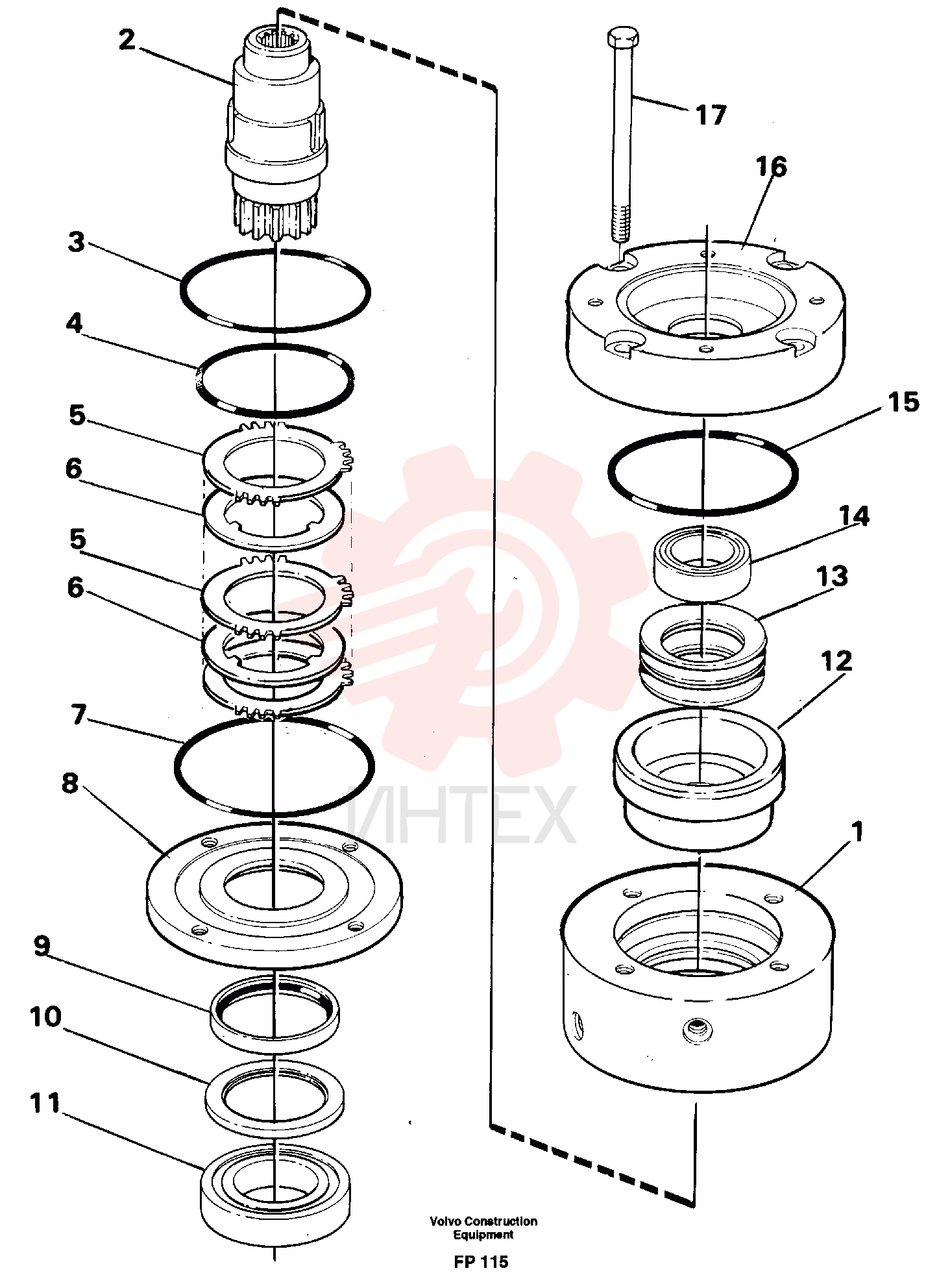 Swinging Brake VOE 14268140 (1)