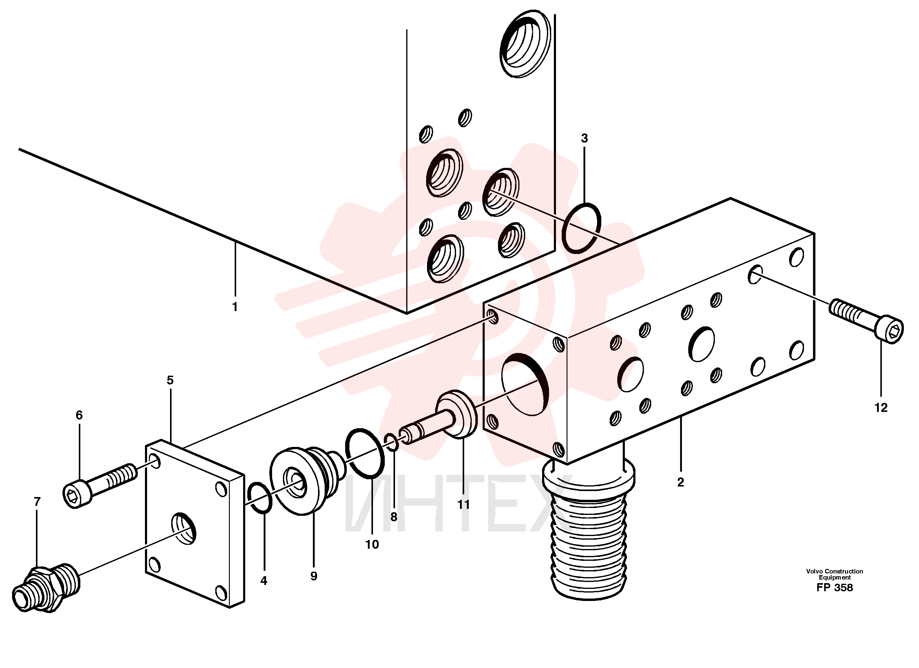 Valve housing VOE 14266207