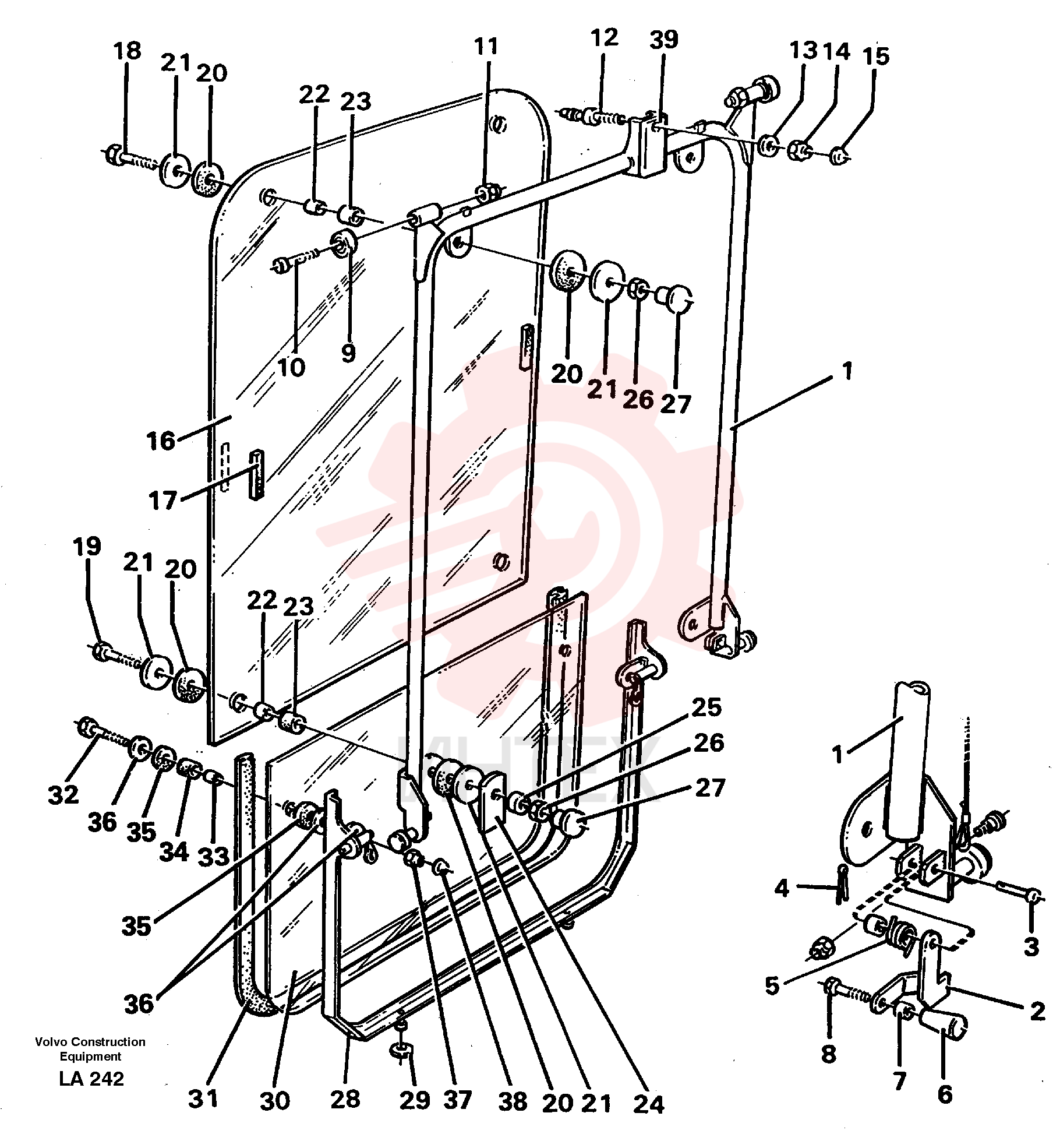 Windshield VOE 14245069