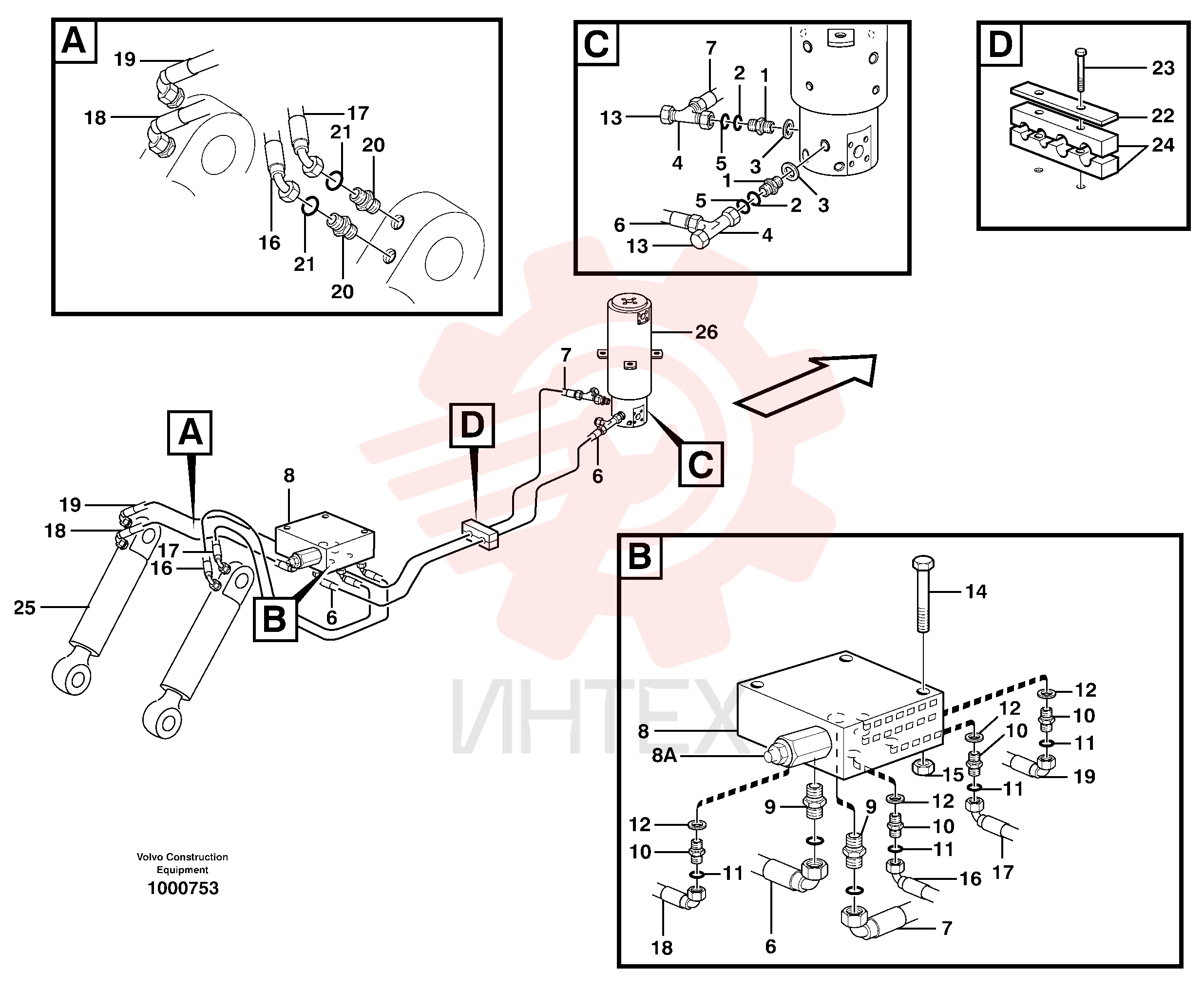 Sealing kit VOE 11709598