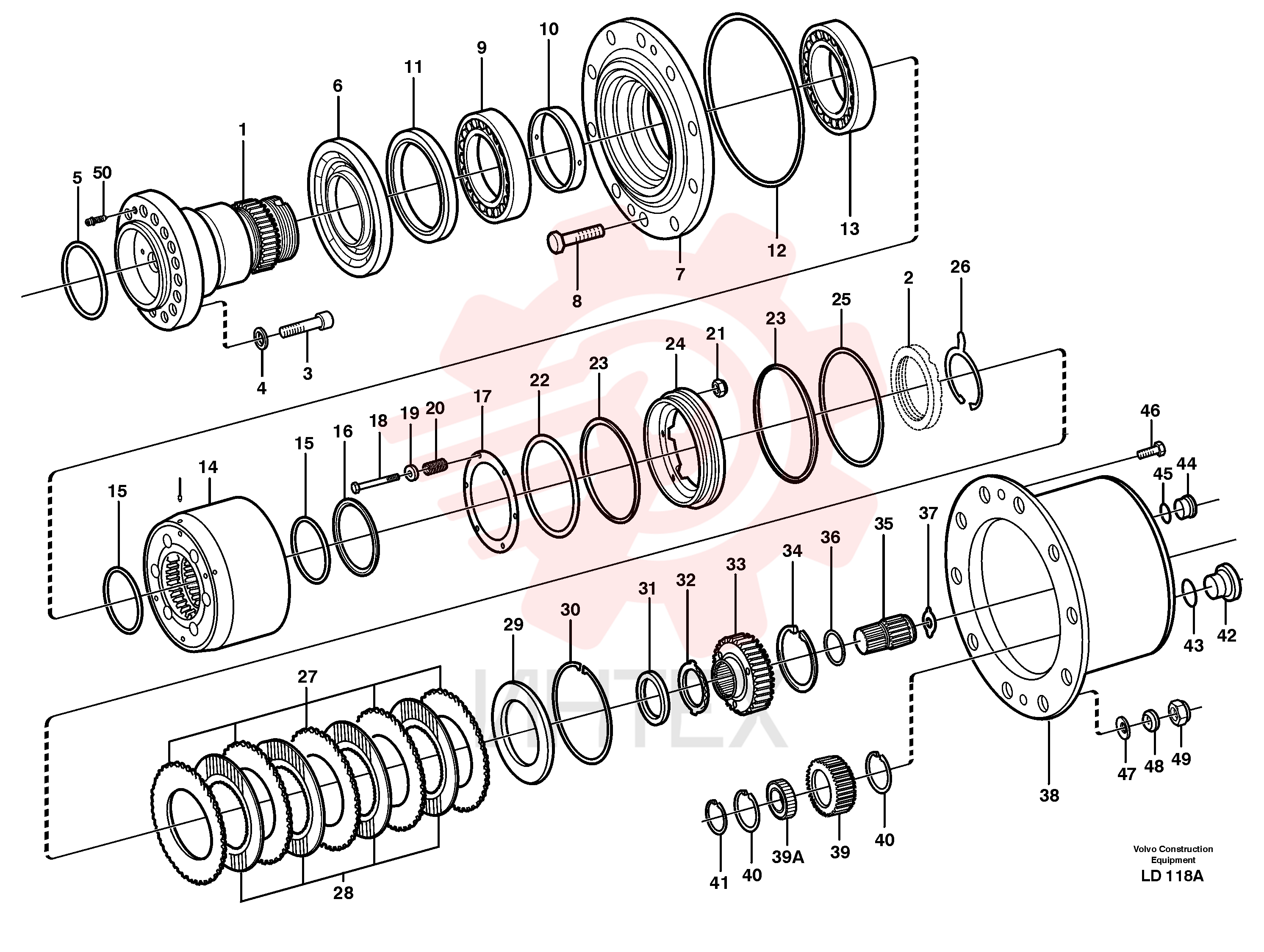 Spacer ring VOE 11988229