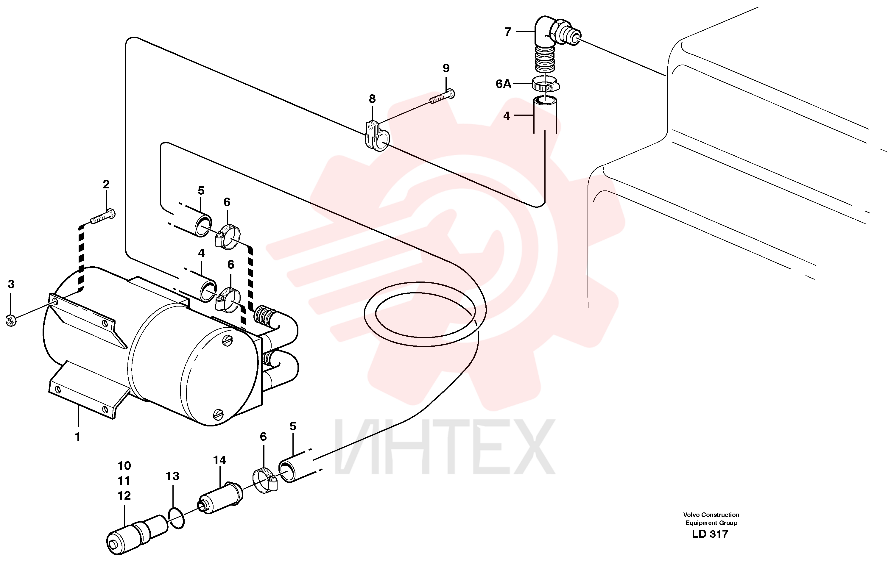 Suction pipe