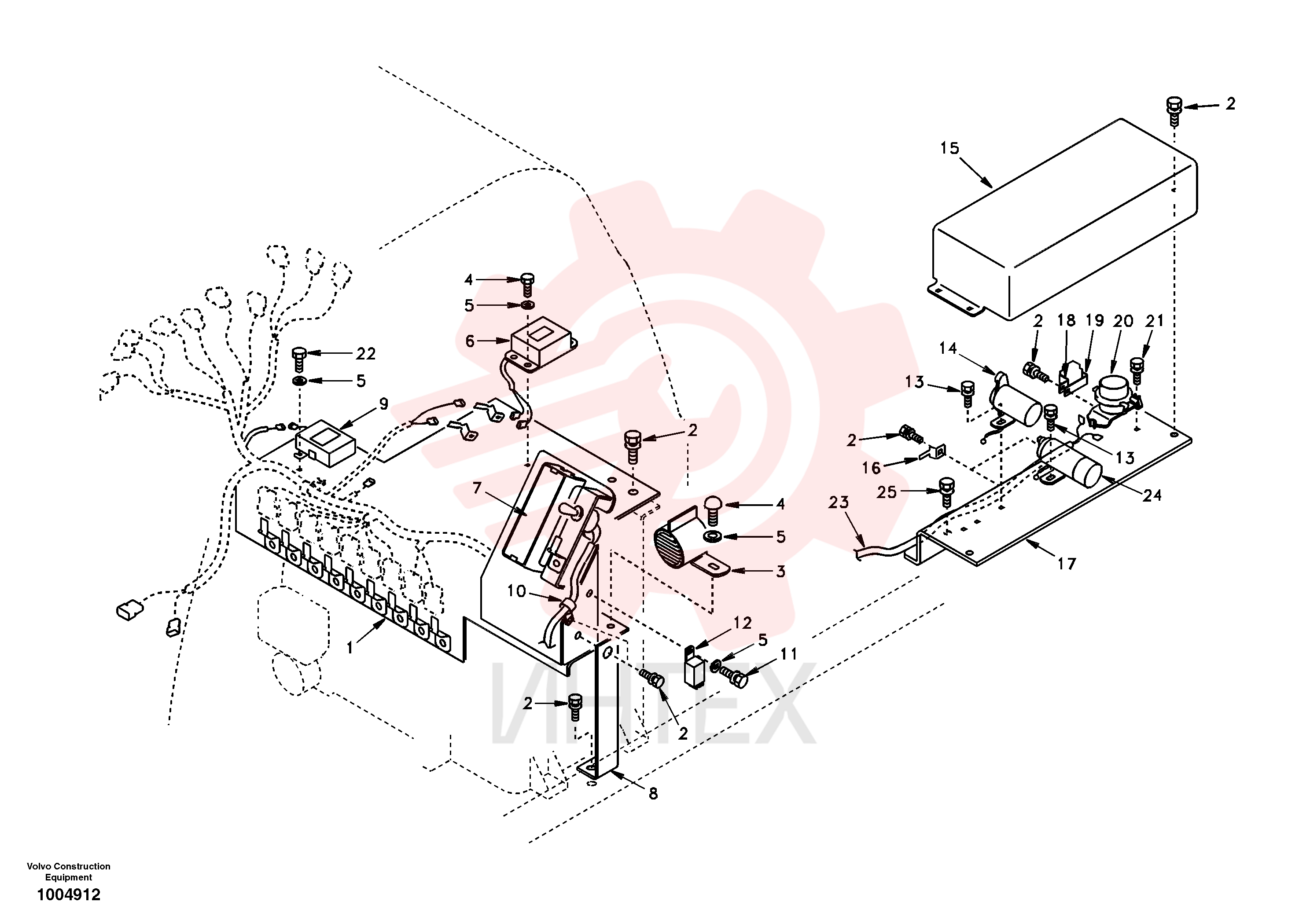 Flange screw